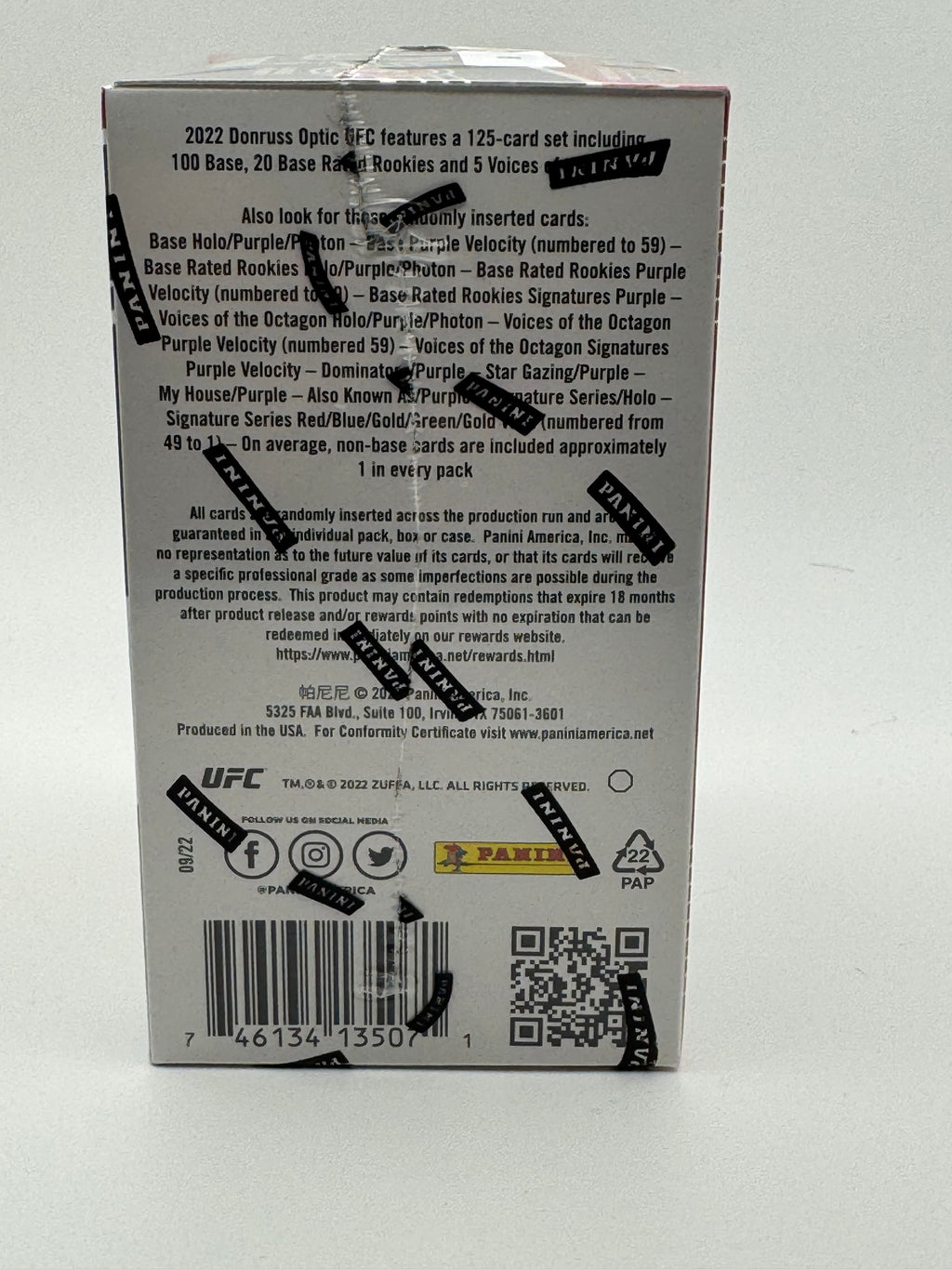 2022 Donruss Optic UFC Blaster Box