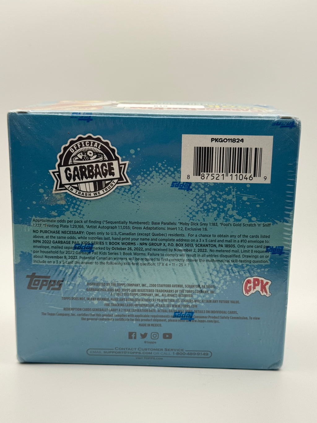 2022 Series 1 Garbage Pail Bookworm Mega Box