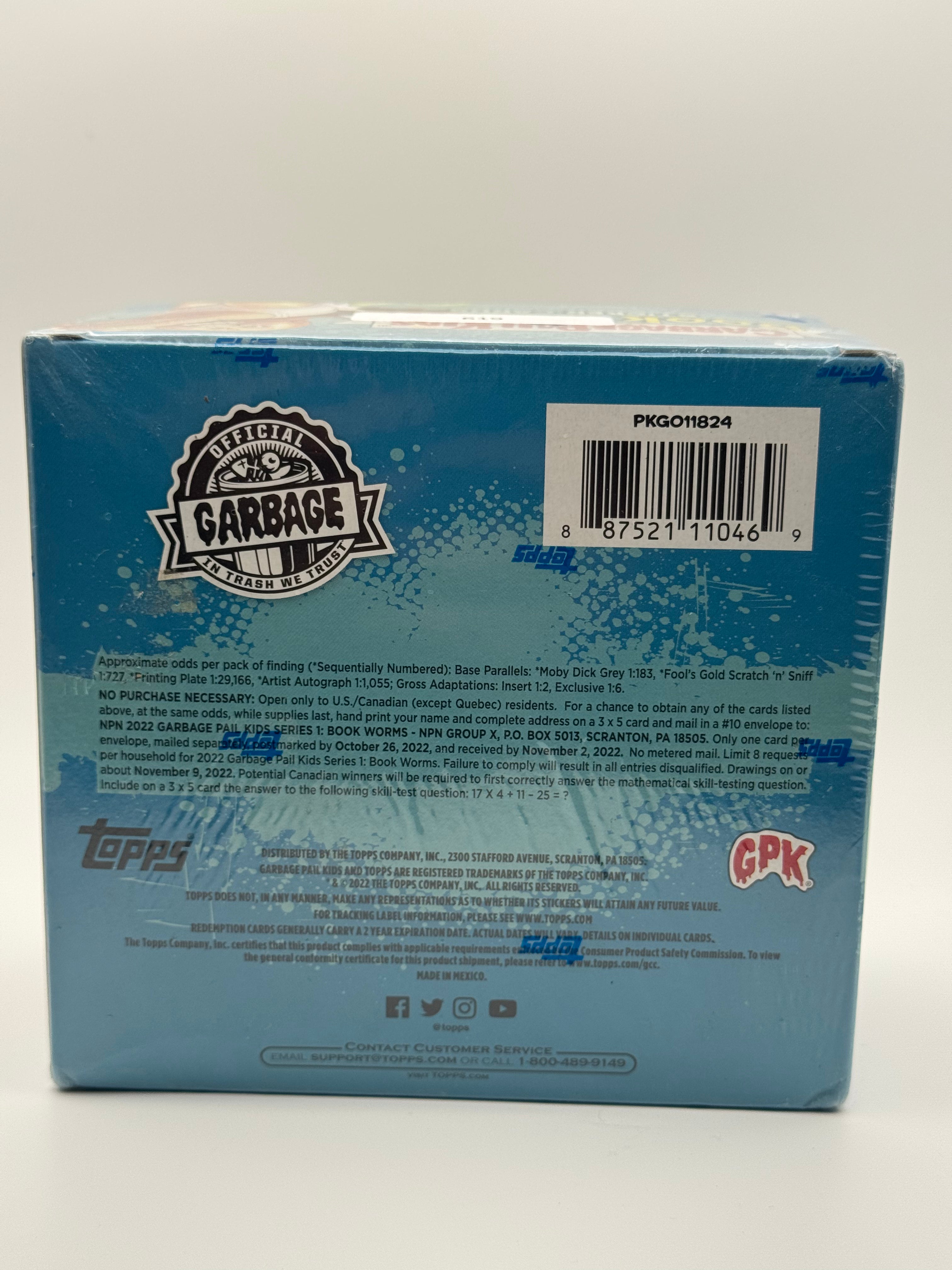 2022 Series 1 Garbage Pail Bookworm Mega Box