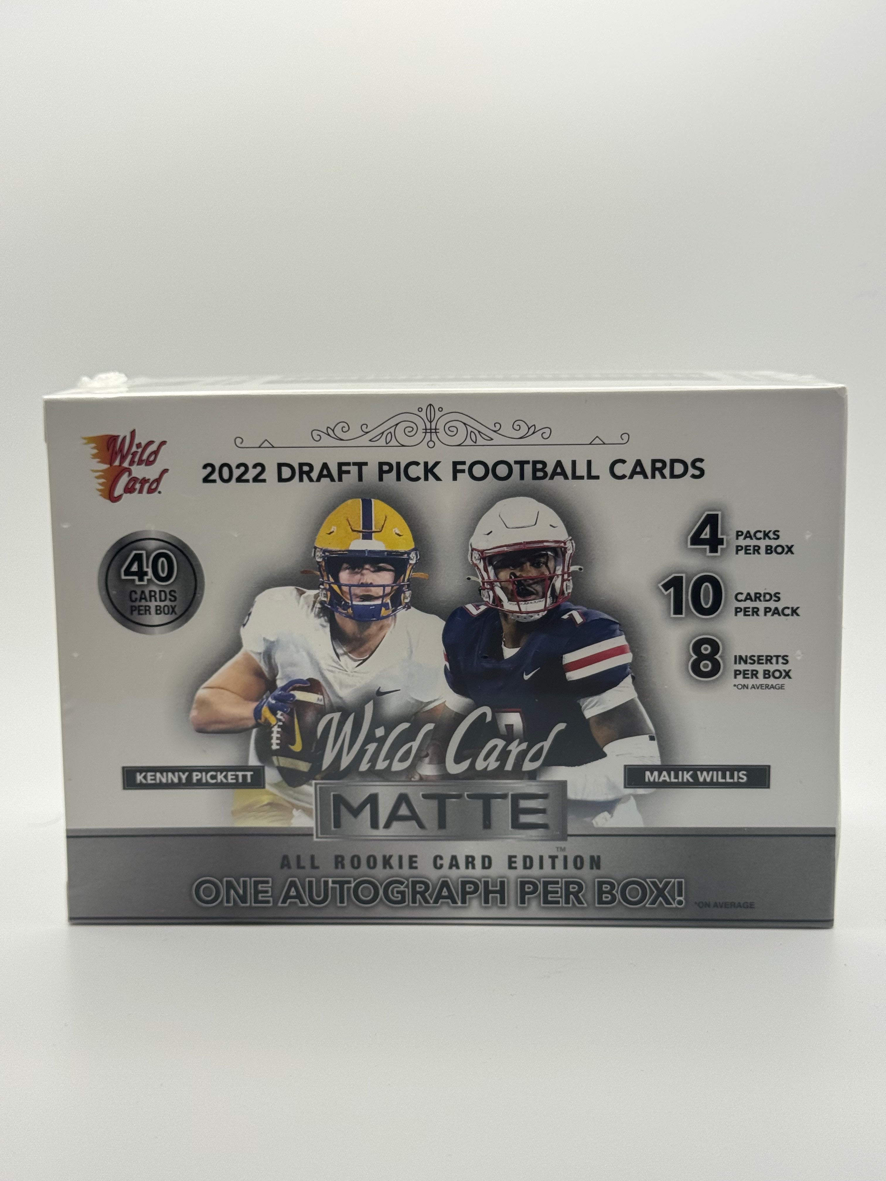 2022 Wild Card Draft Picks American Football Mega Box