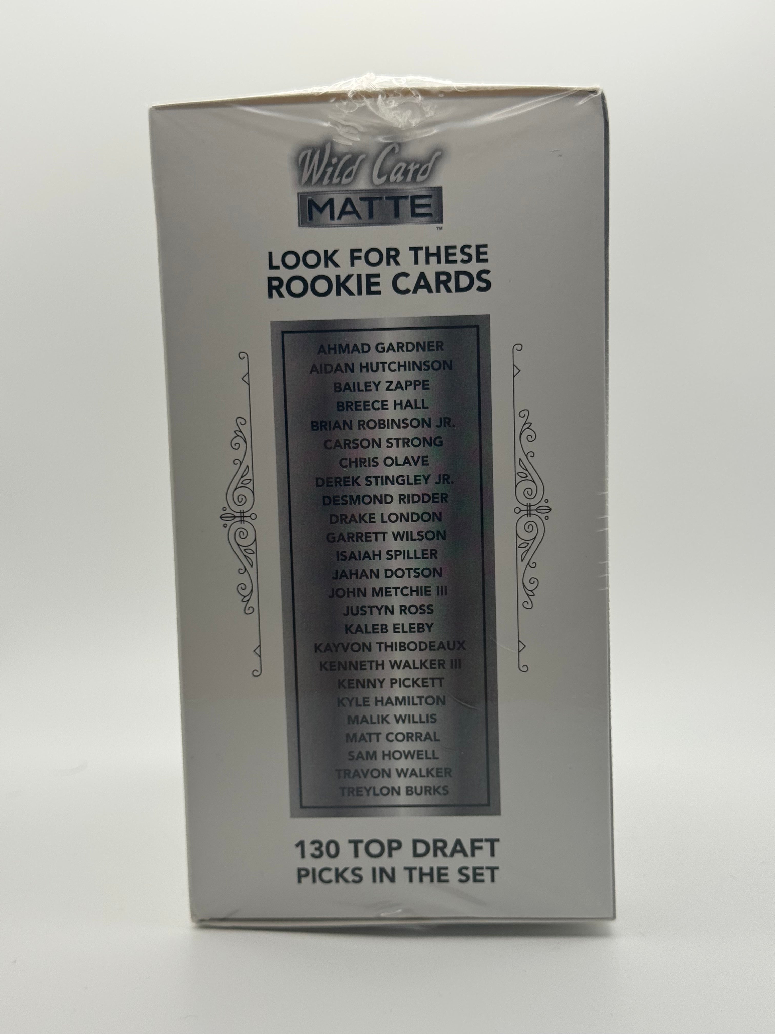 2022 Wild Card Draft Picks American Football Mega Box