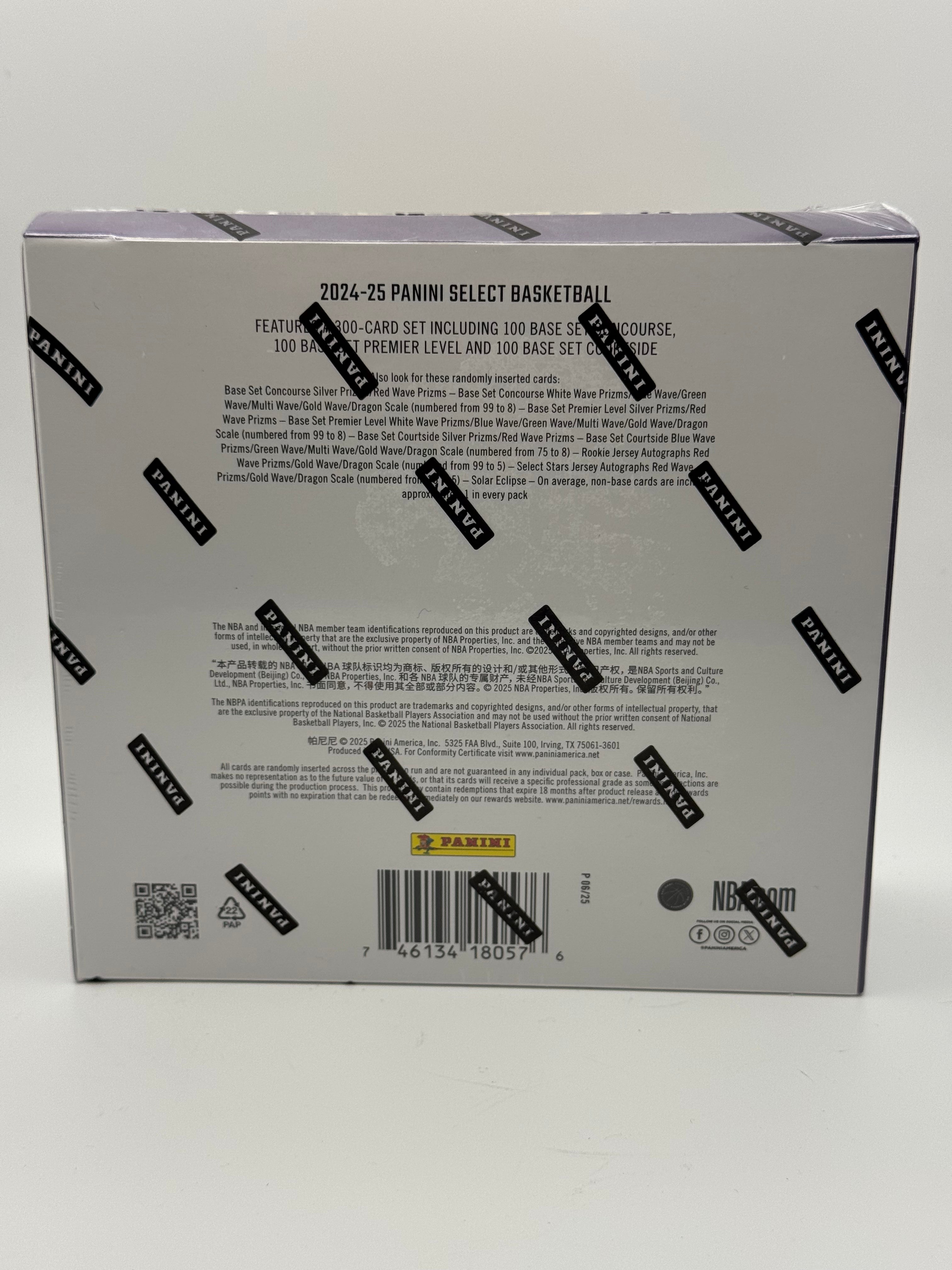 2024-25 Panini Select NBA Hobby Box - International