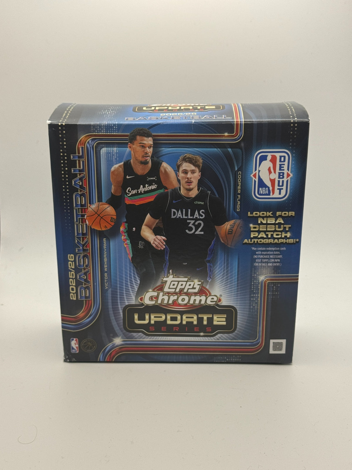 2025-26 Topps Chrome Update Basketball Mega Box front