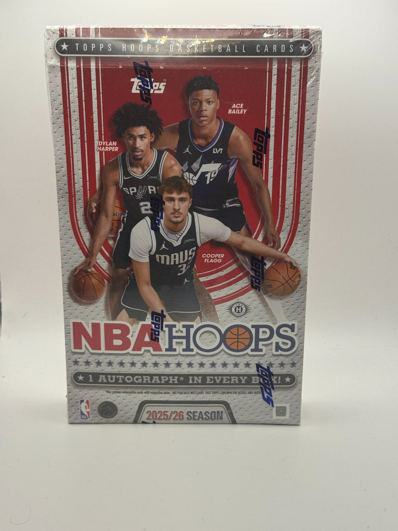 2025/26 Topps NBA Hoops Basketball Hobby Box front