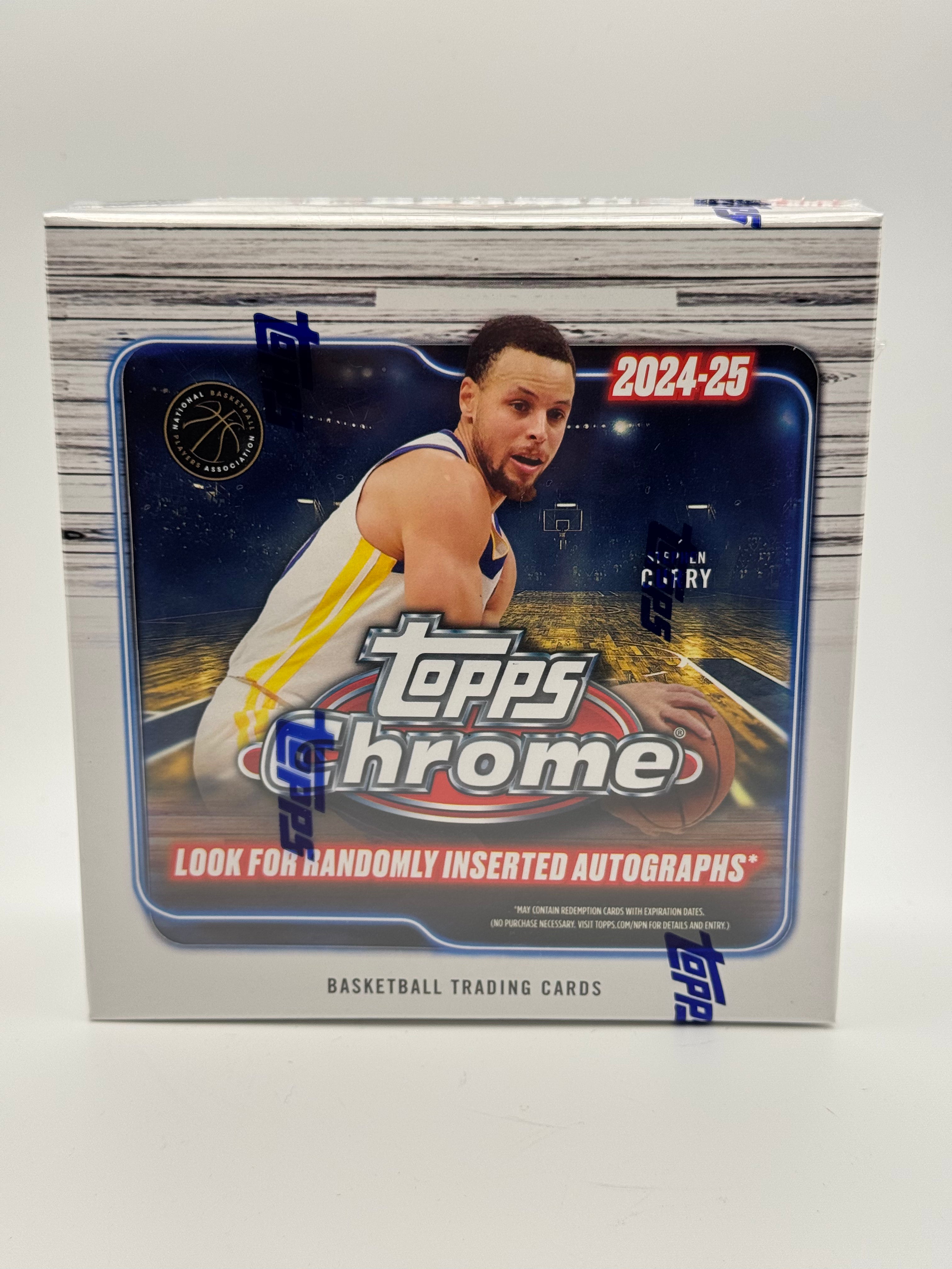2024-25 Topps Chrome NBA Mega Box