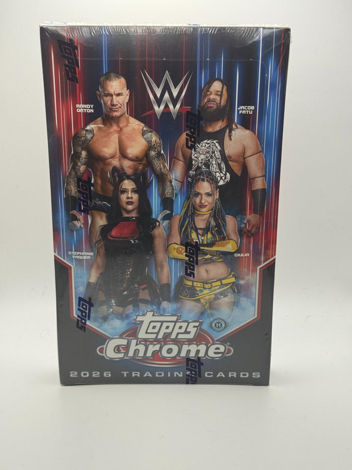 2026 Topps Chrome WWE Hobby Box Factory Sealed Trading Cards
