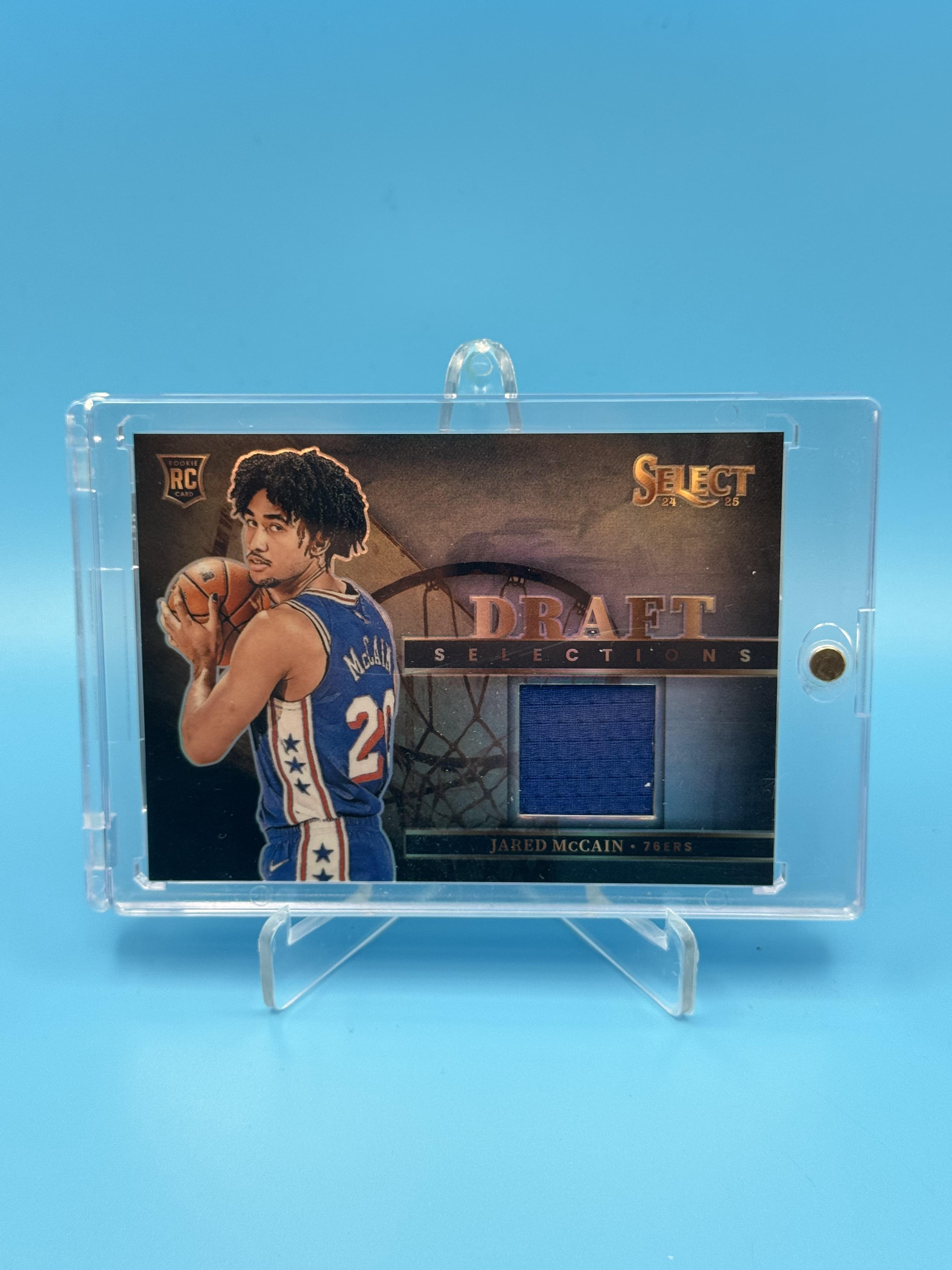 2024-25 Panini Select #DSM-MCC Jared McCain Draft Selections Memorabilia