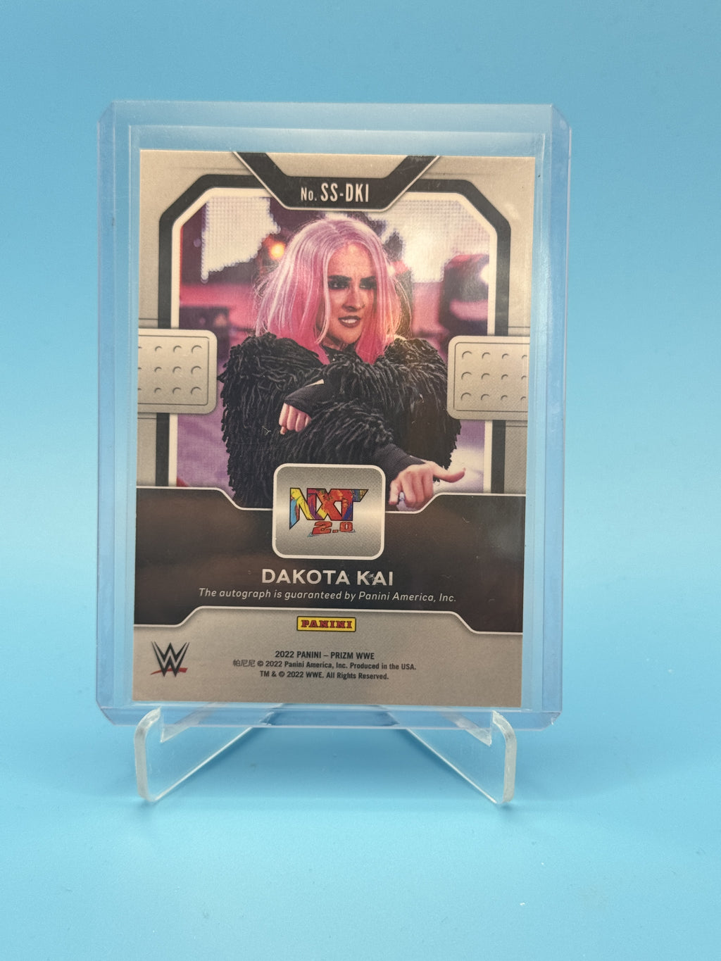 2022 Panini Prizm WWE #SS-DKI Dakota Kai Sensational Signatures