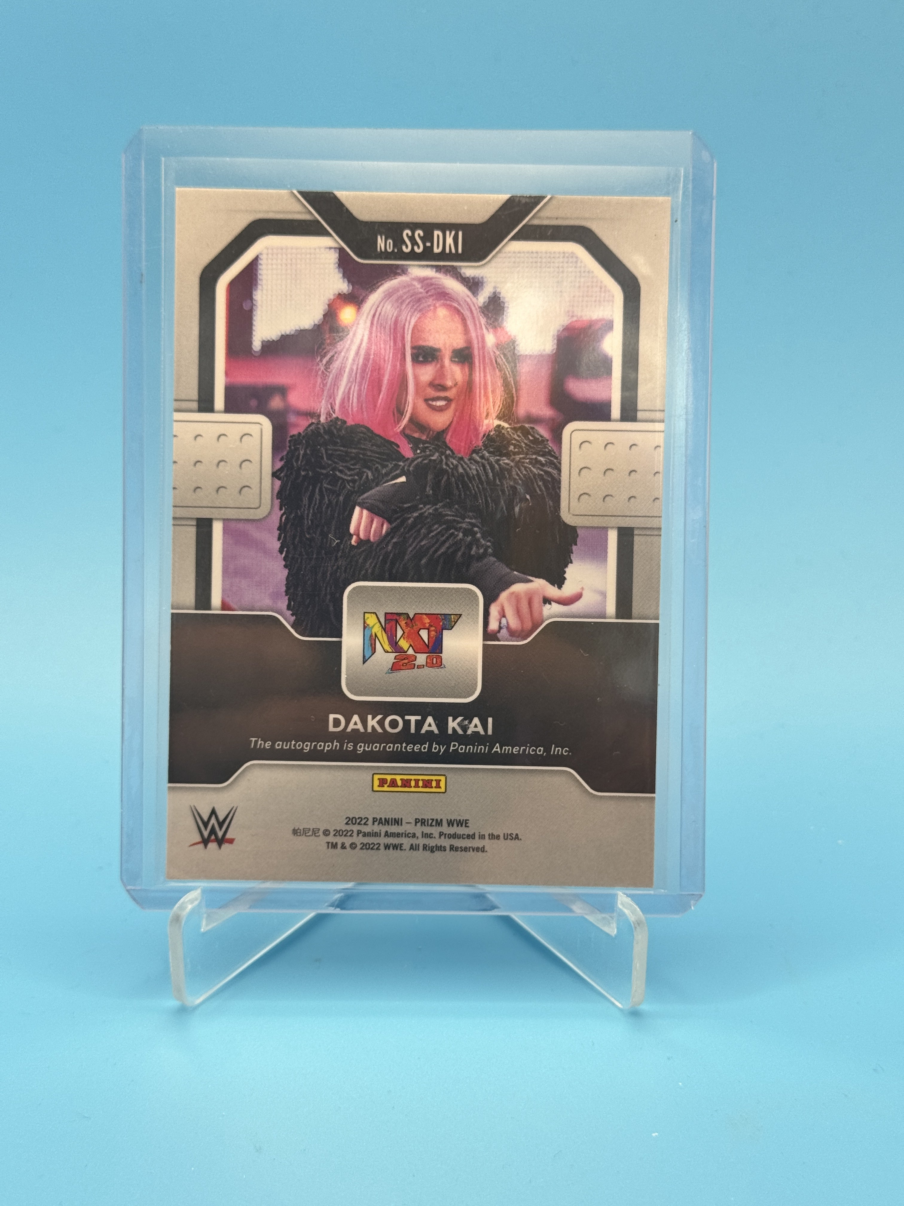2022 Panini Prizm WWE #SS-DKI Dakota Kai Sensational Signatures