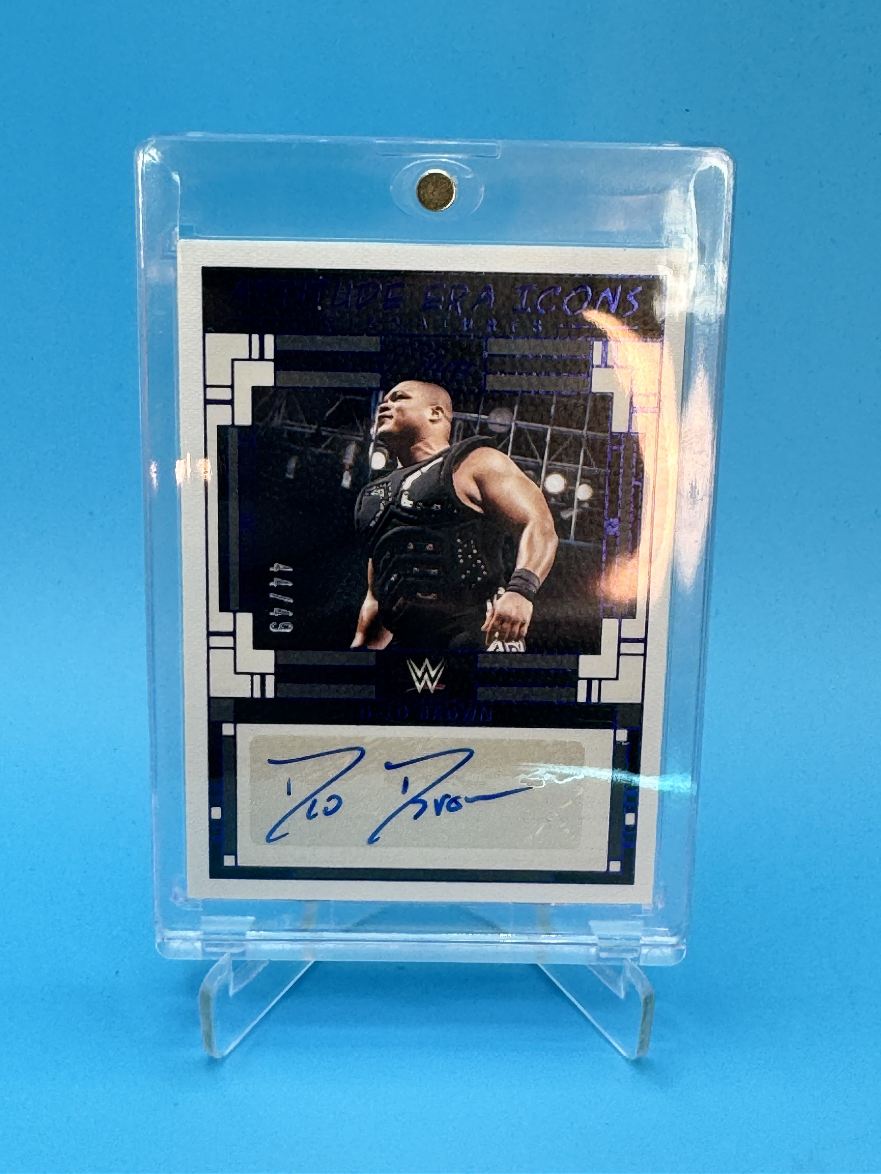 2024 Panini Three Count #AE-DLB D-Lo Brown Attitude Era Icons Signatures #/99