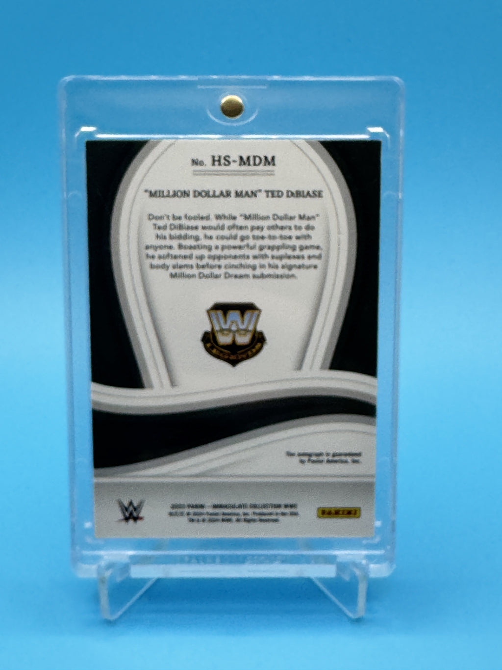 2022 Panini Immaculate WWE "Million Dollar Man" Ted DiBiase Signatures Gold #/10