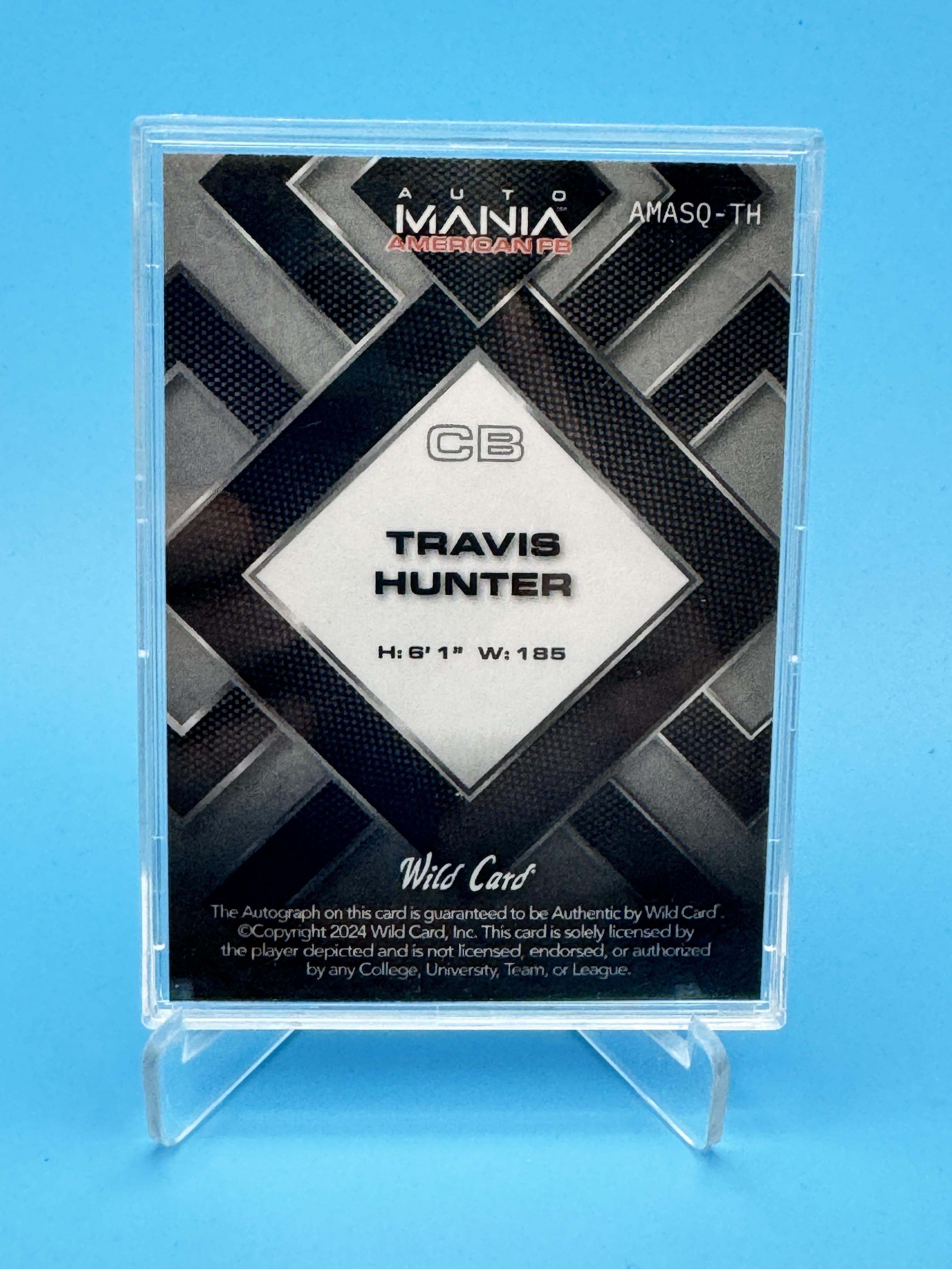 2024 Wild Card Automania American - #AMASQ-TH Travis Hunter #/10