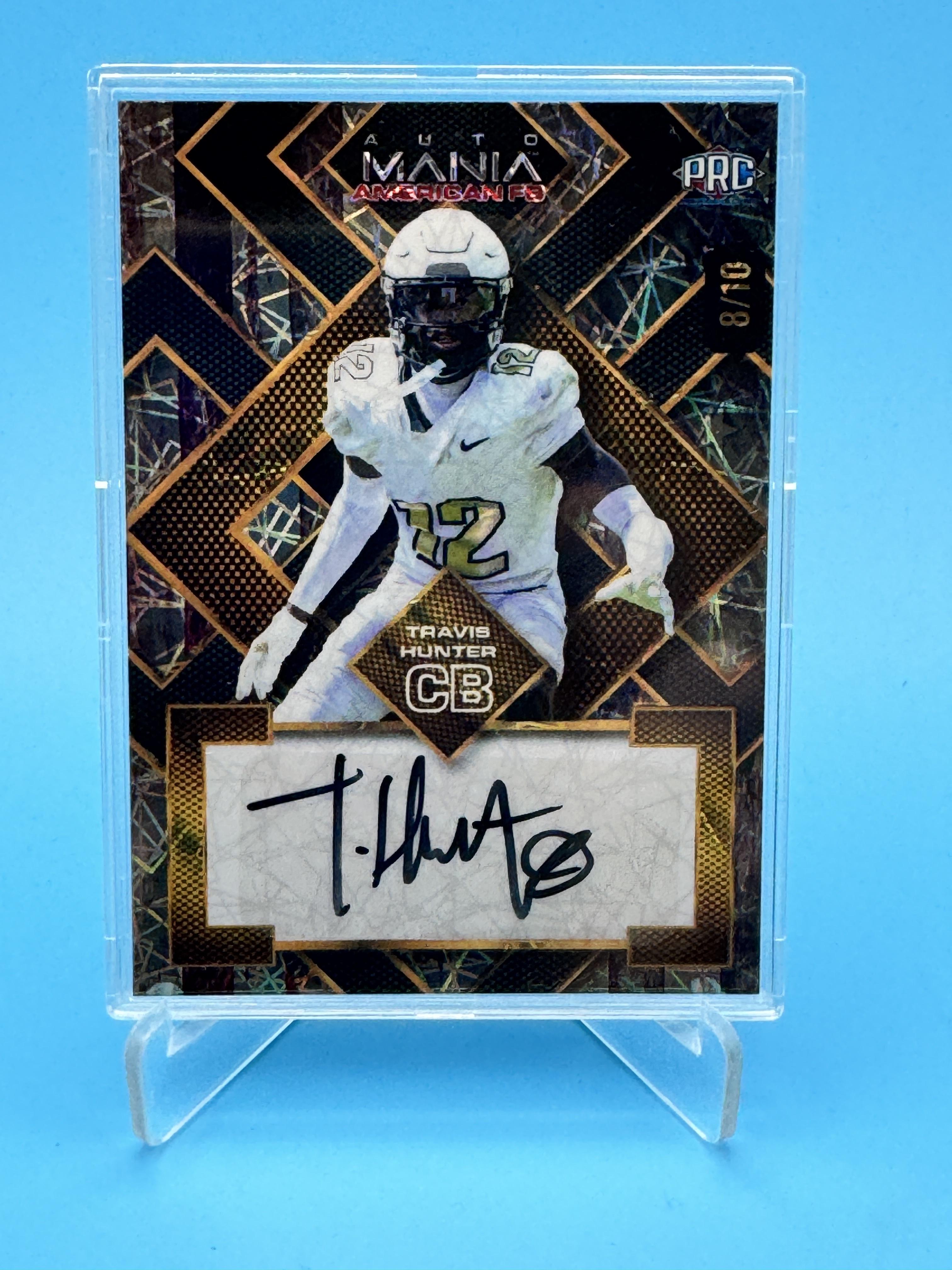 2024 Wild Card Automania American - #AMASQ-TH Travis Hunter #/10