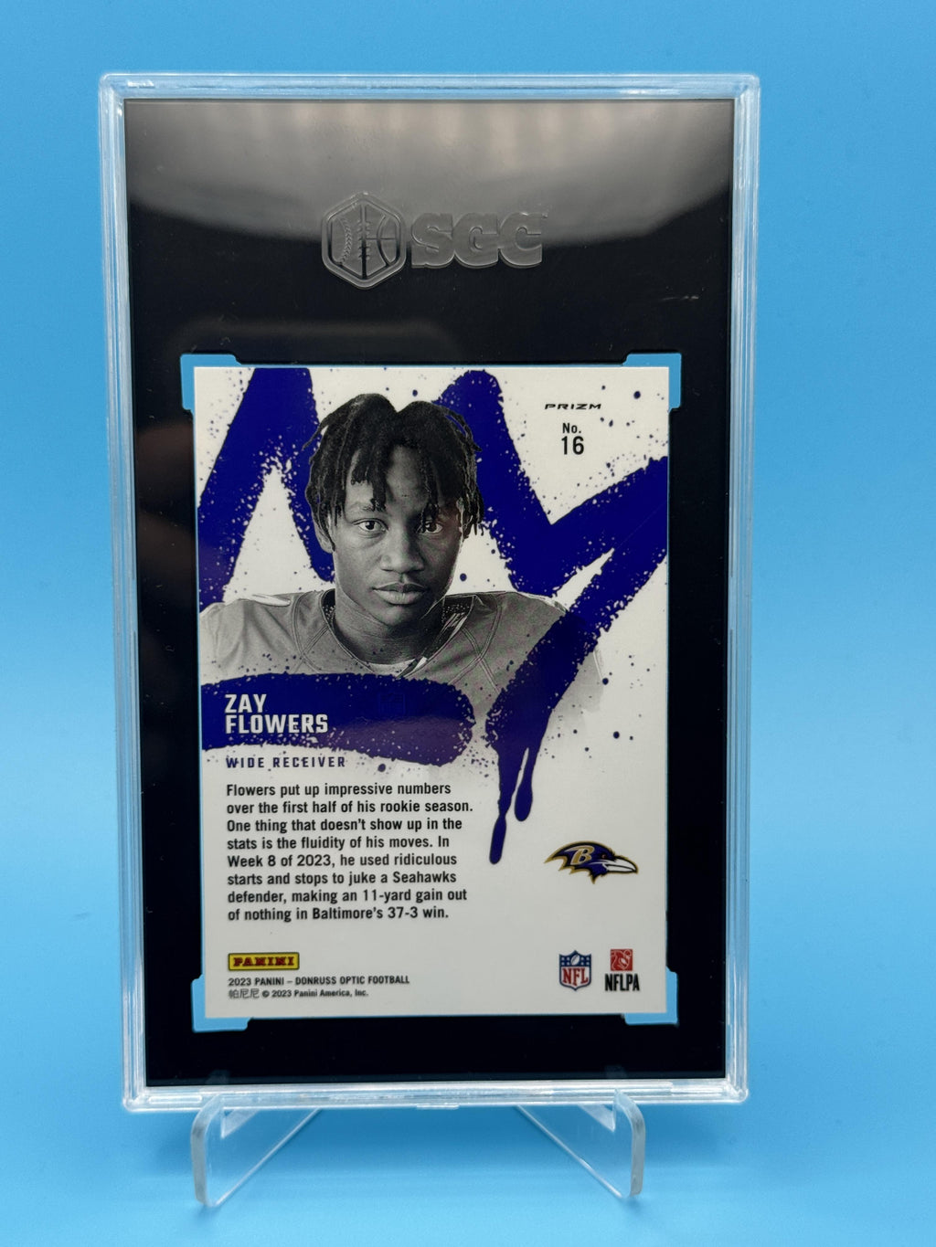 2023 Donruss Optic #16 Zay Flowers Rookie Kings SGC 10