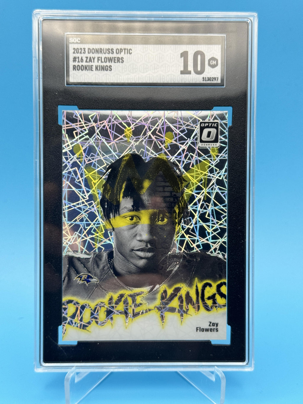 2023 Donruss Optic #16 Zay Flowers Rookie Kings SGC 10