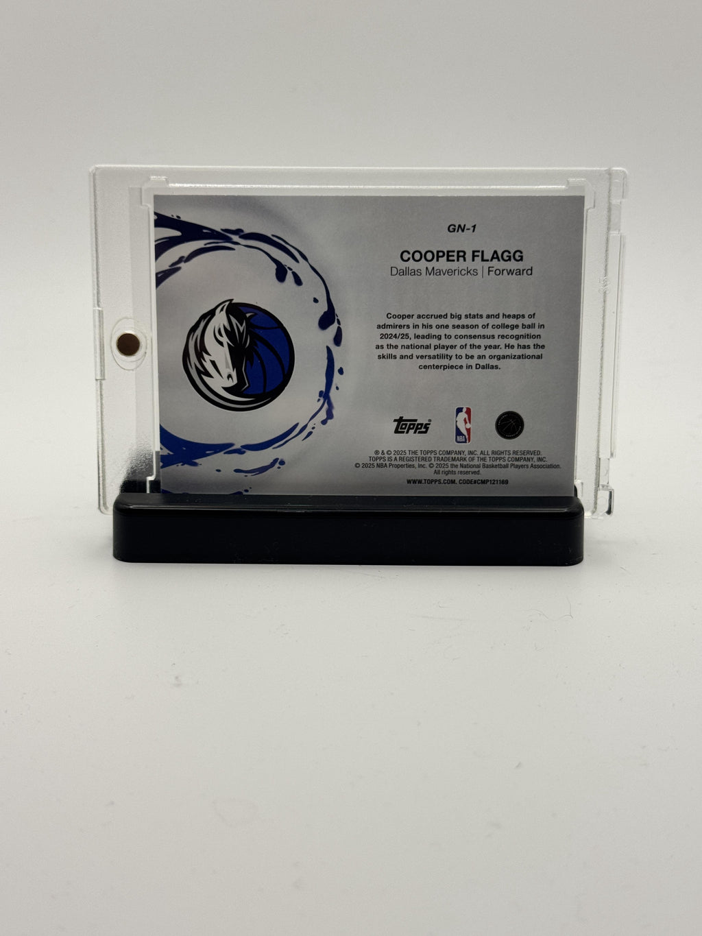 2025-26 Topps #GN-1 Cooper Flagg Generation Now