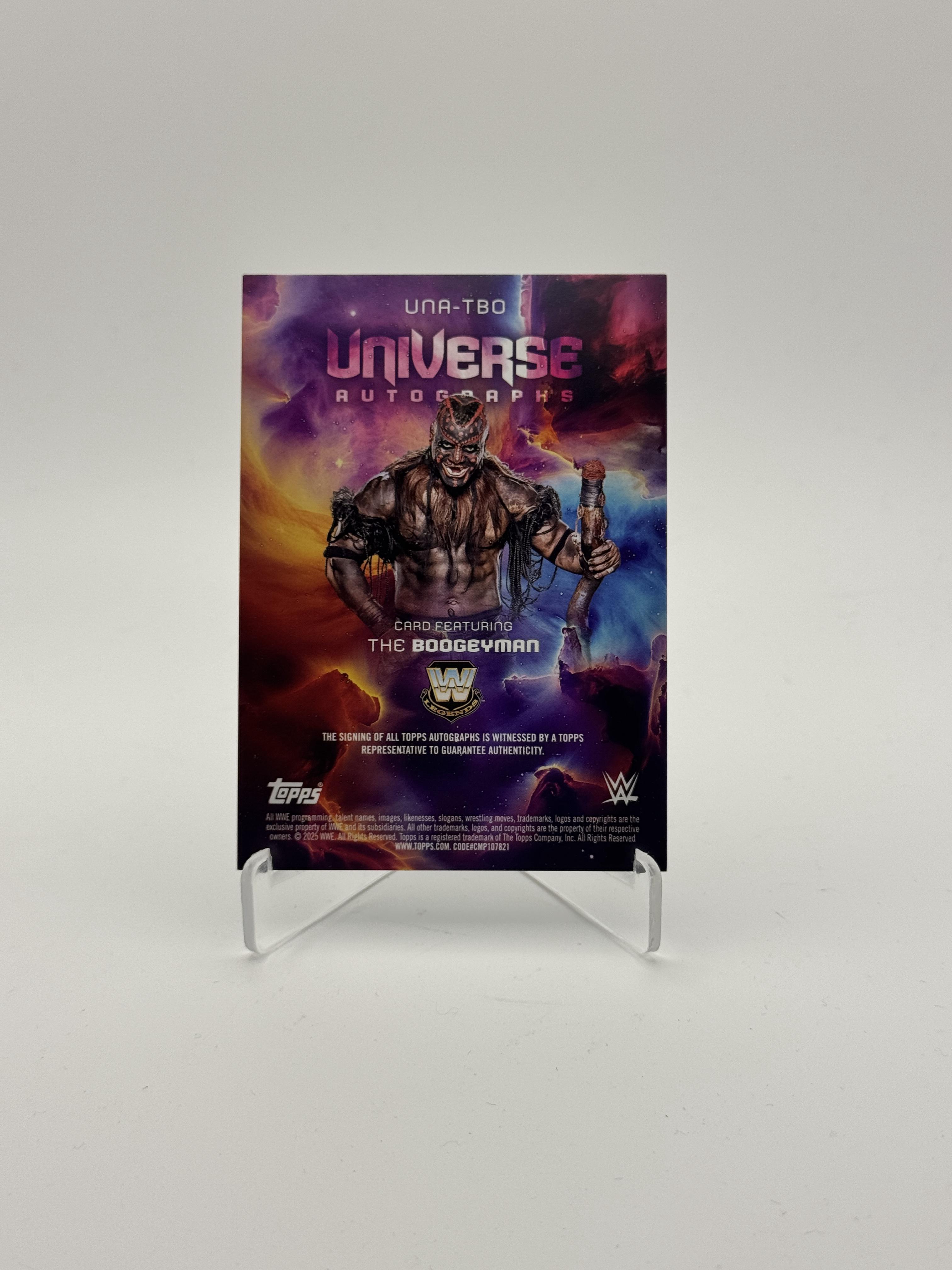 2025 Topps Universe WWE #UNA-TBO The Boogeyman Universe Autographs
