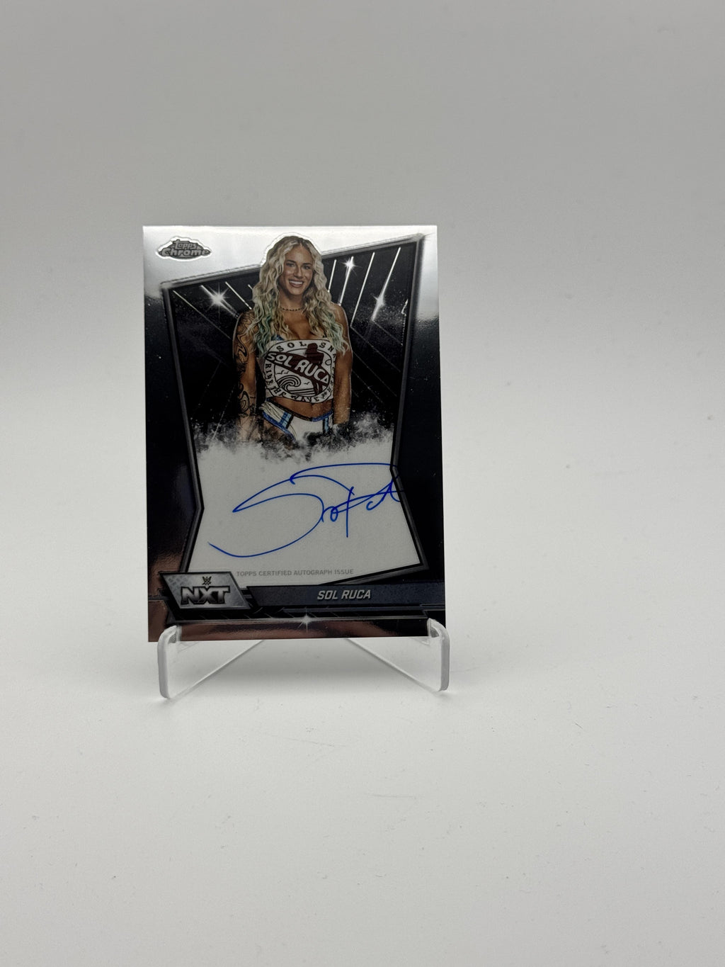 2026 Topps Chrome WWE #NXT-SOL Sol Ruca NXT Autographs