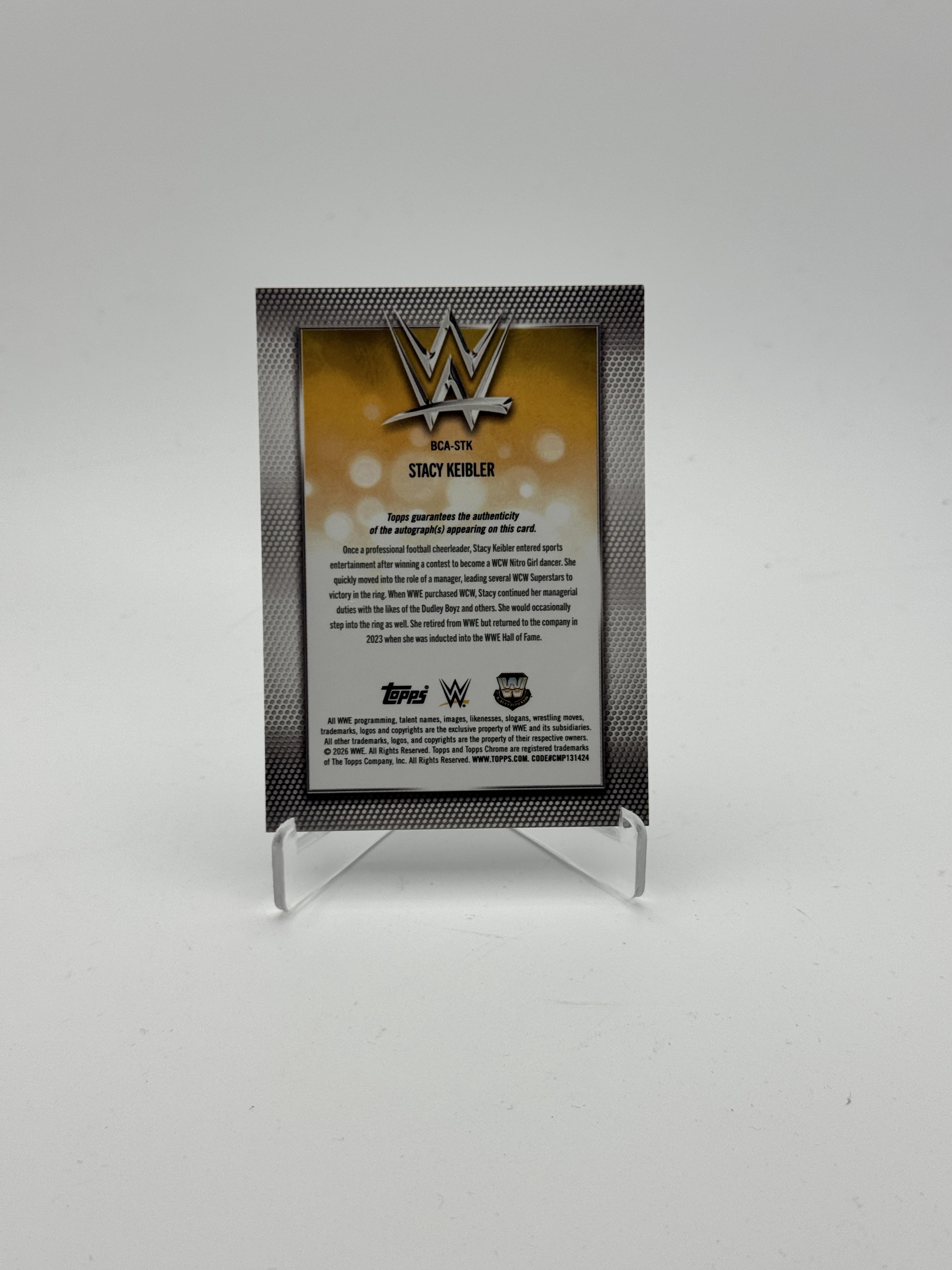 2026 Topps Chrome WWE #BCA-STK Stacy Keibler Base Autographs