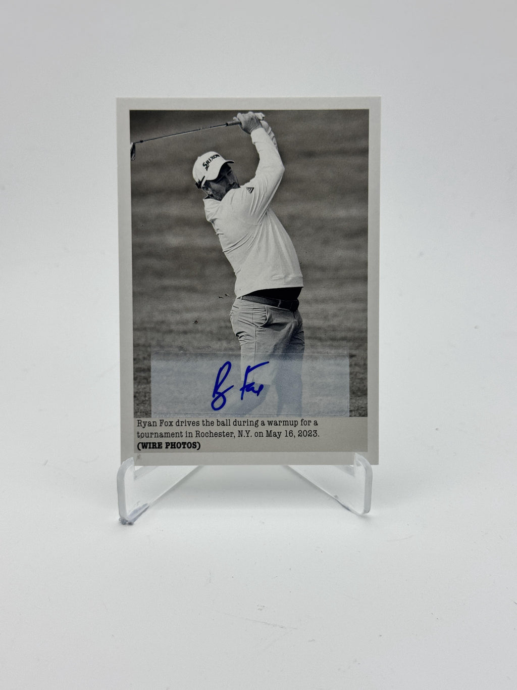 2024 Upper Deck Portfolio #121 Ryan Fox Autographs