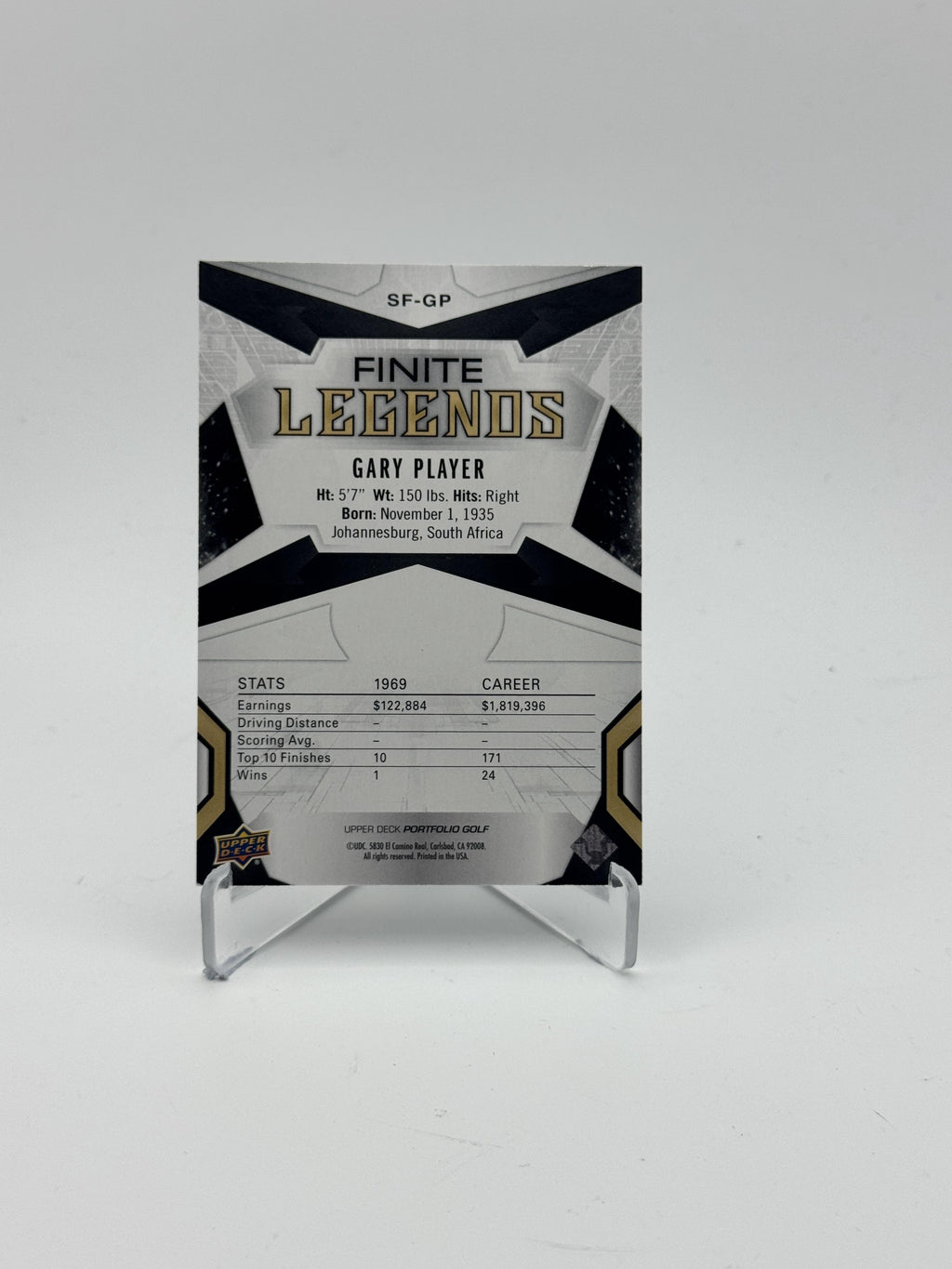 2024 Upper Deck Portfolio #SPX-14 Gary Player SPx #/699