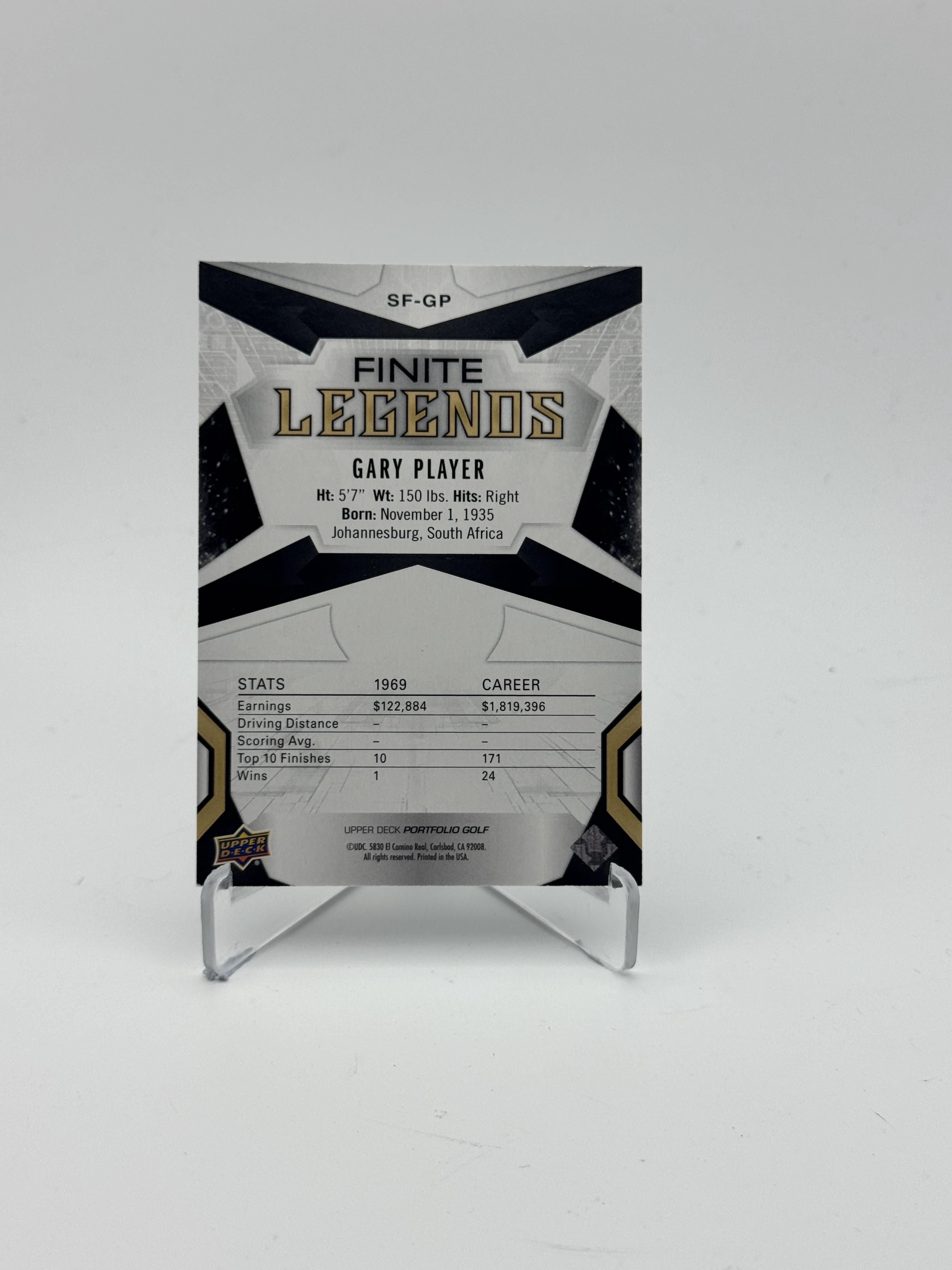 2024 Upper Deck Portfolio #SPX-14 Gary Player SPx #/699