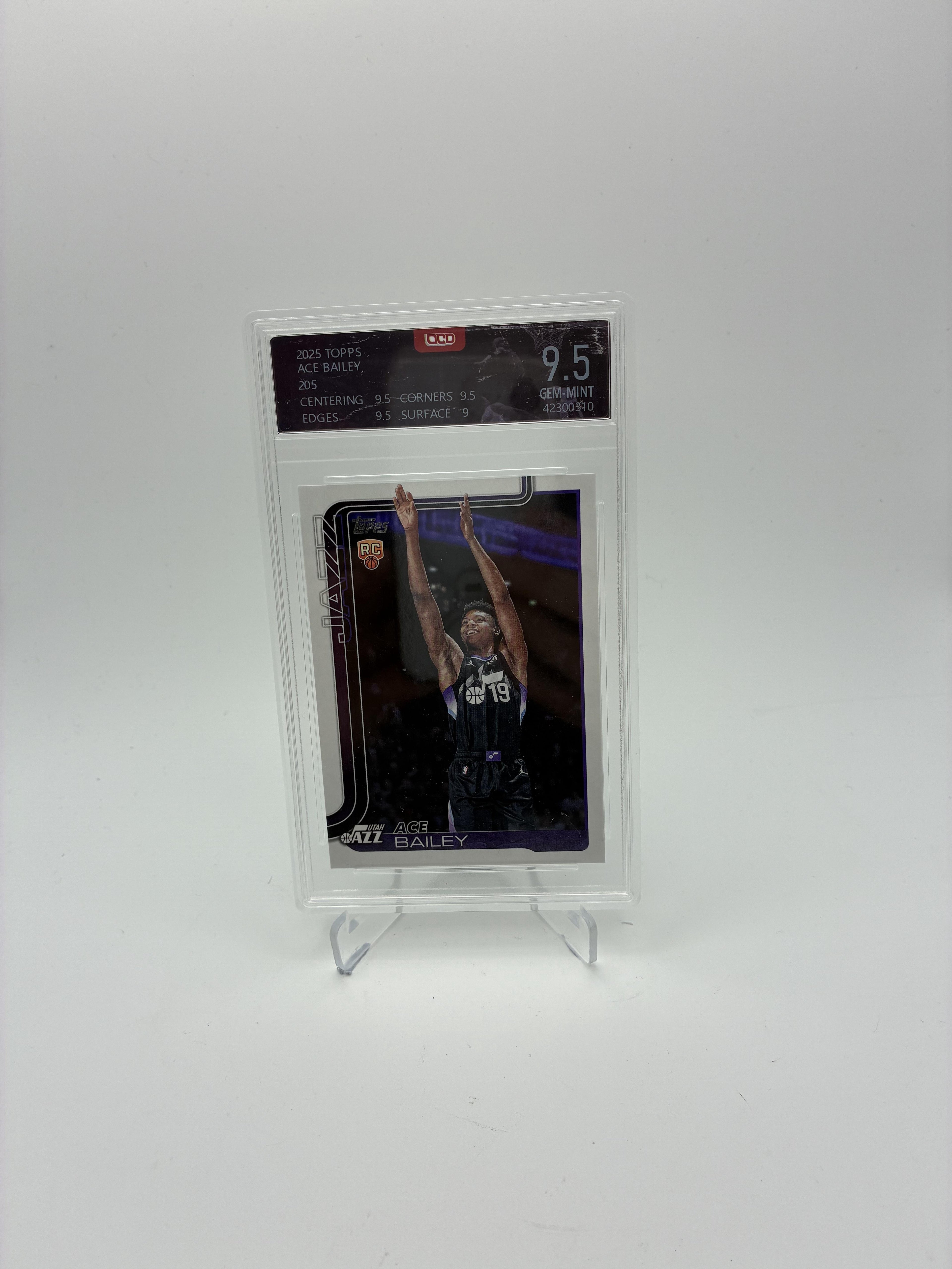 2025-26 Topps #203 VJ Edgecombe OCA - 9.5