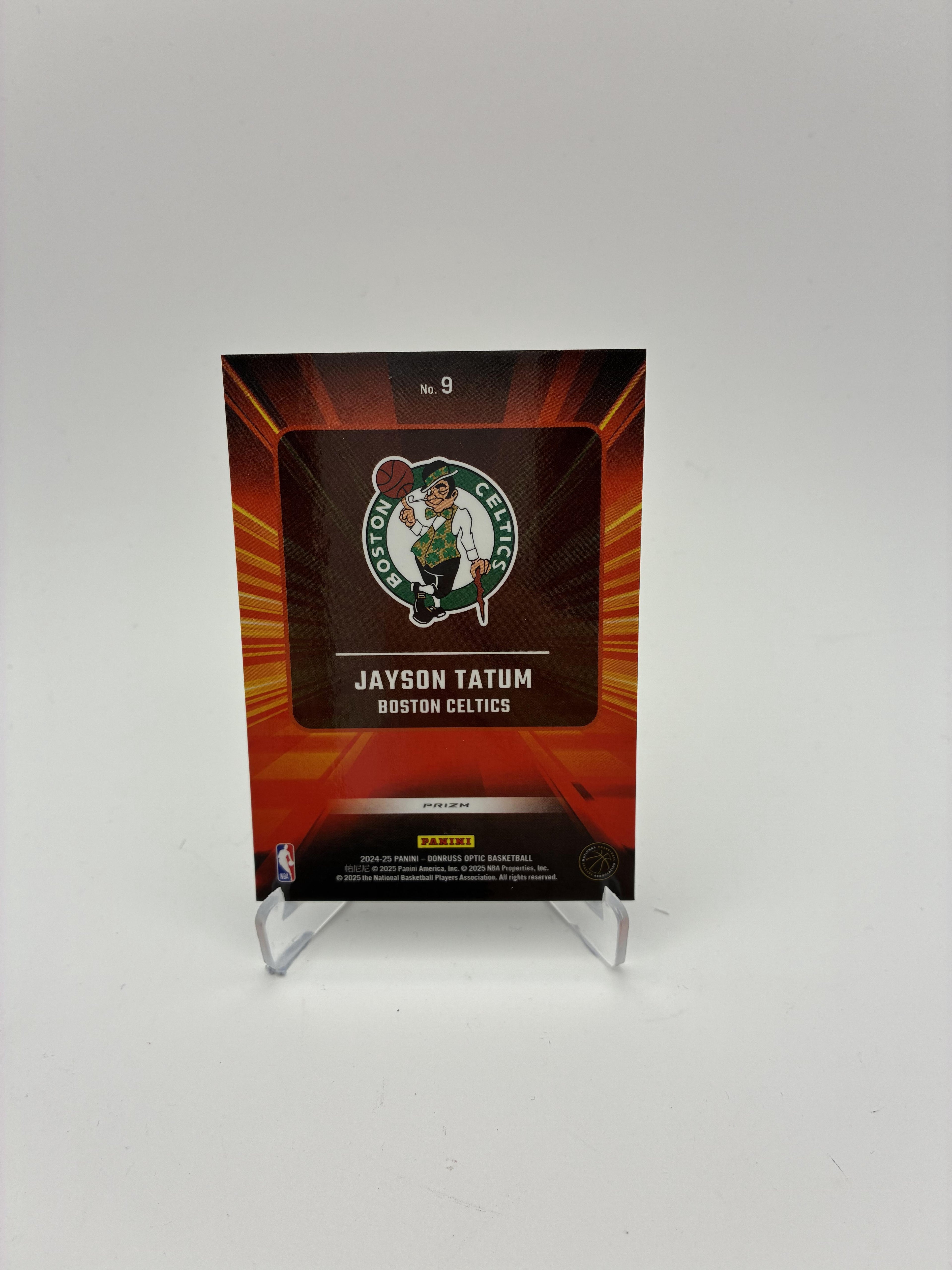 2024-25 Donruss Optic #9 Jayson Tatum Express Lane