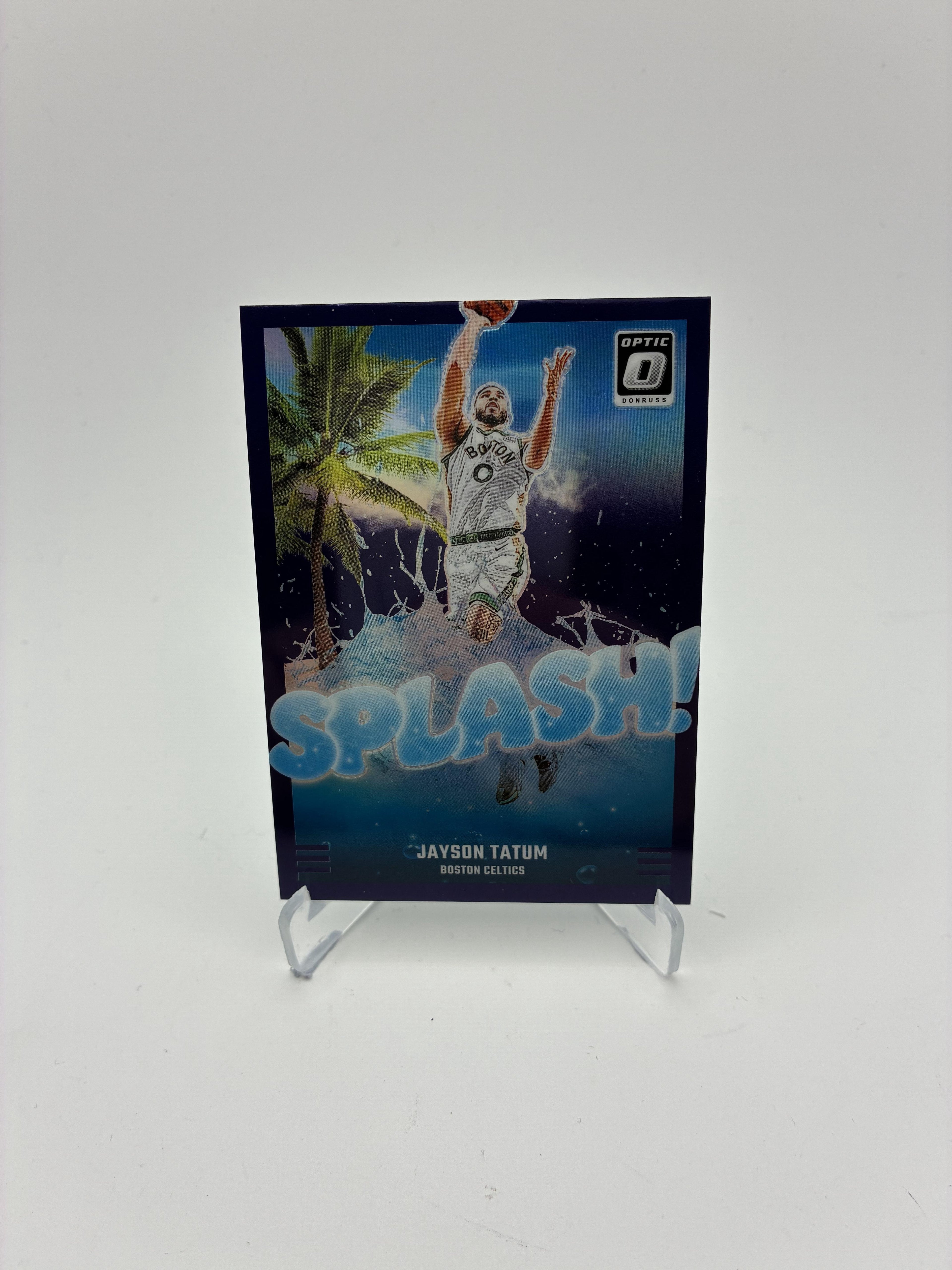2024-25 Donruss Optic #11 Jayson Tatum Splash!