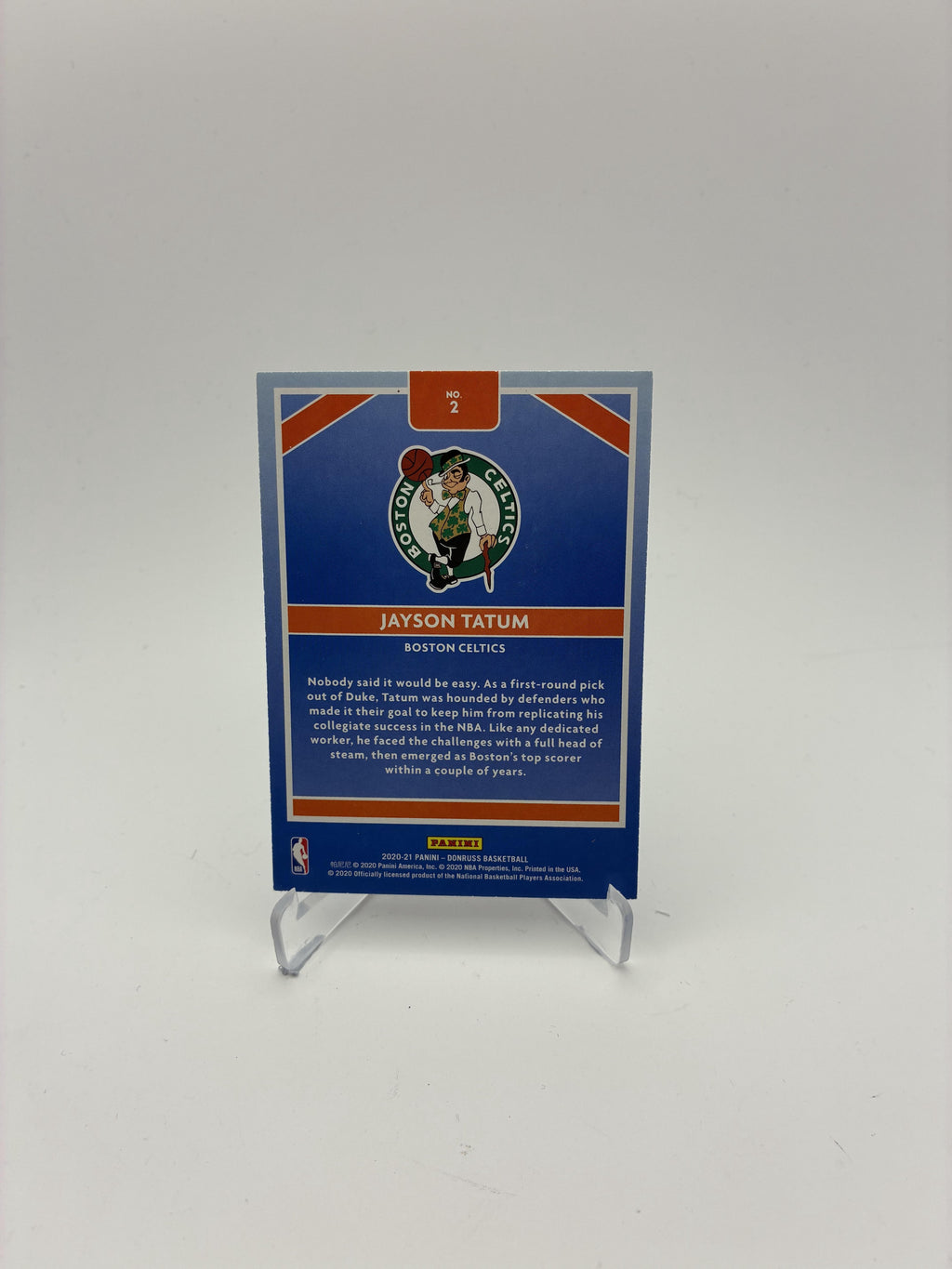 2020-21 Donruss #2 Jayson Tatum Craftsmen