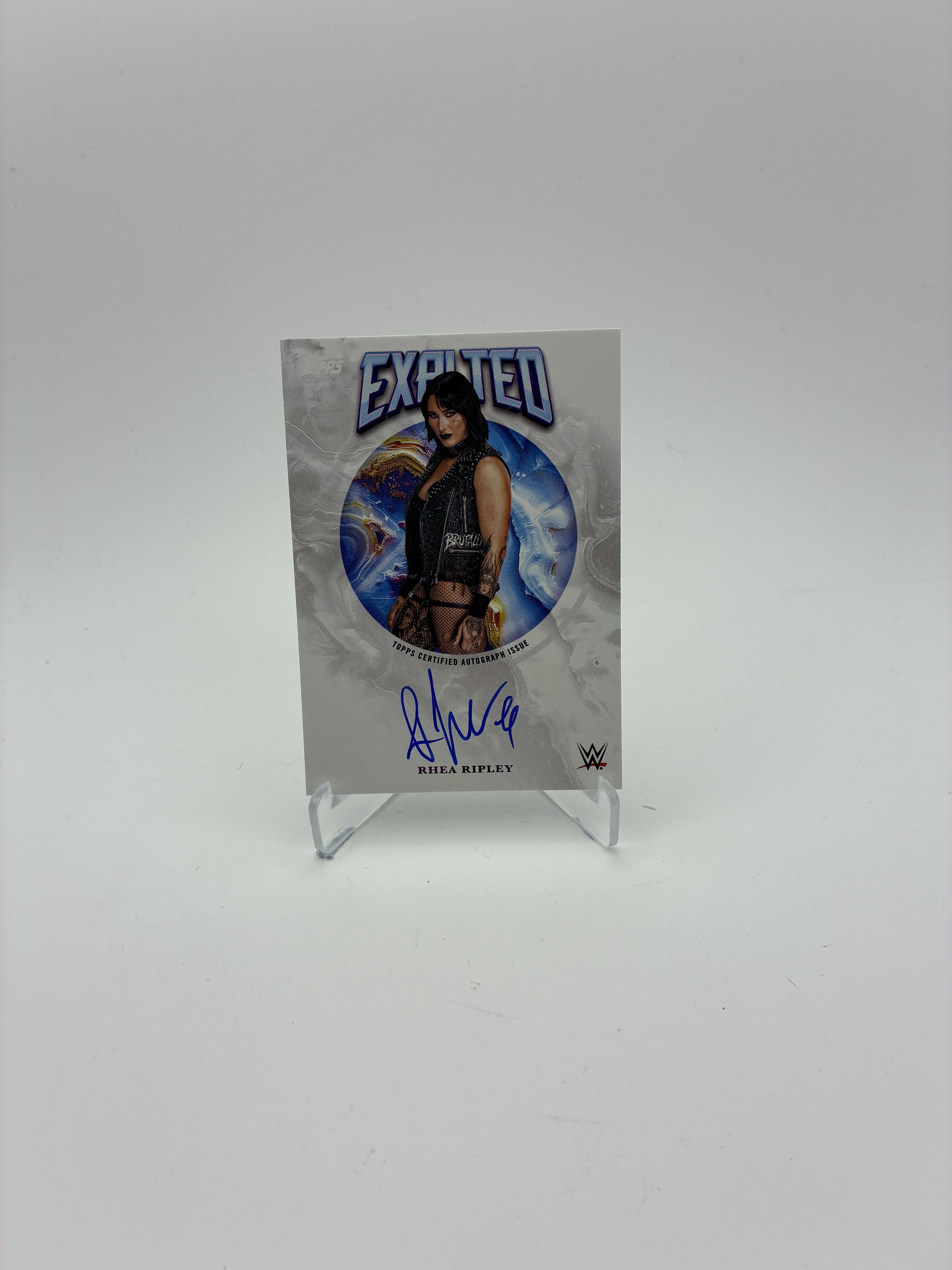2025 Topps Exalted WWE #EXA-RHE Rhea Ripley Exalted Autographs
