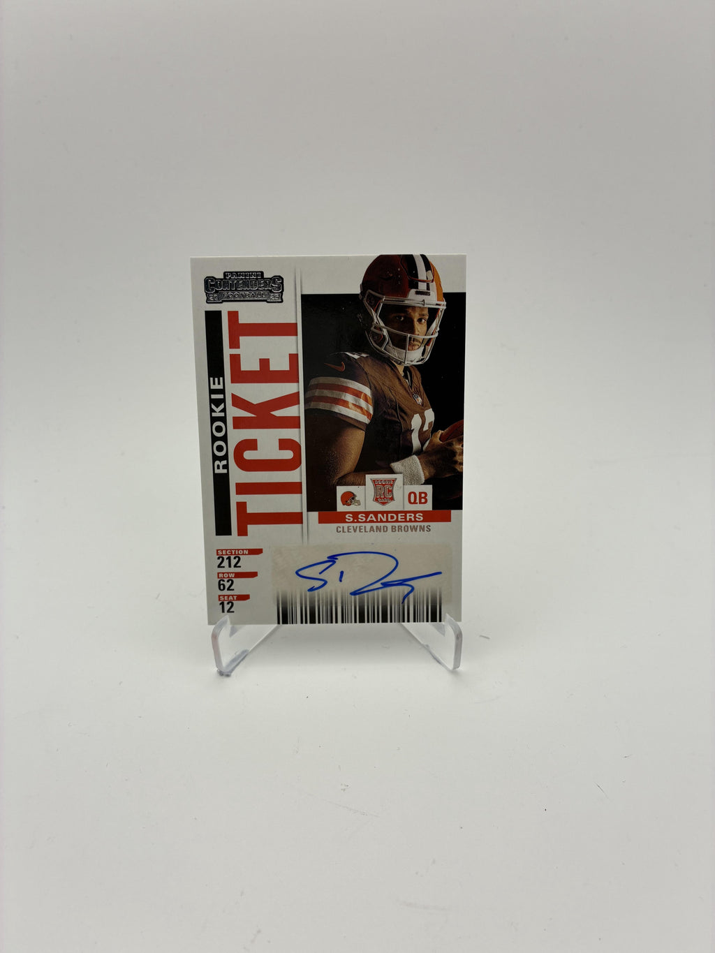 2025 Panini Select #3 Shedeur Sanders Contenders Rookie Ticket RPS