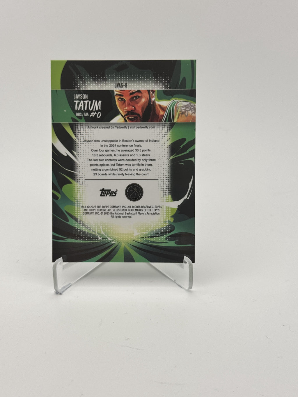 2025-26 Topps Chrome #UV-6 Jayson Tatum Ultra Violet All-Stars
