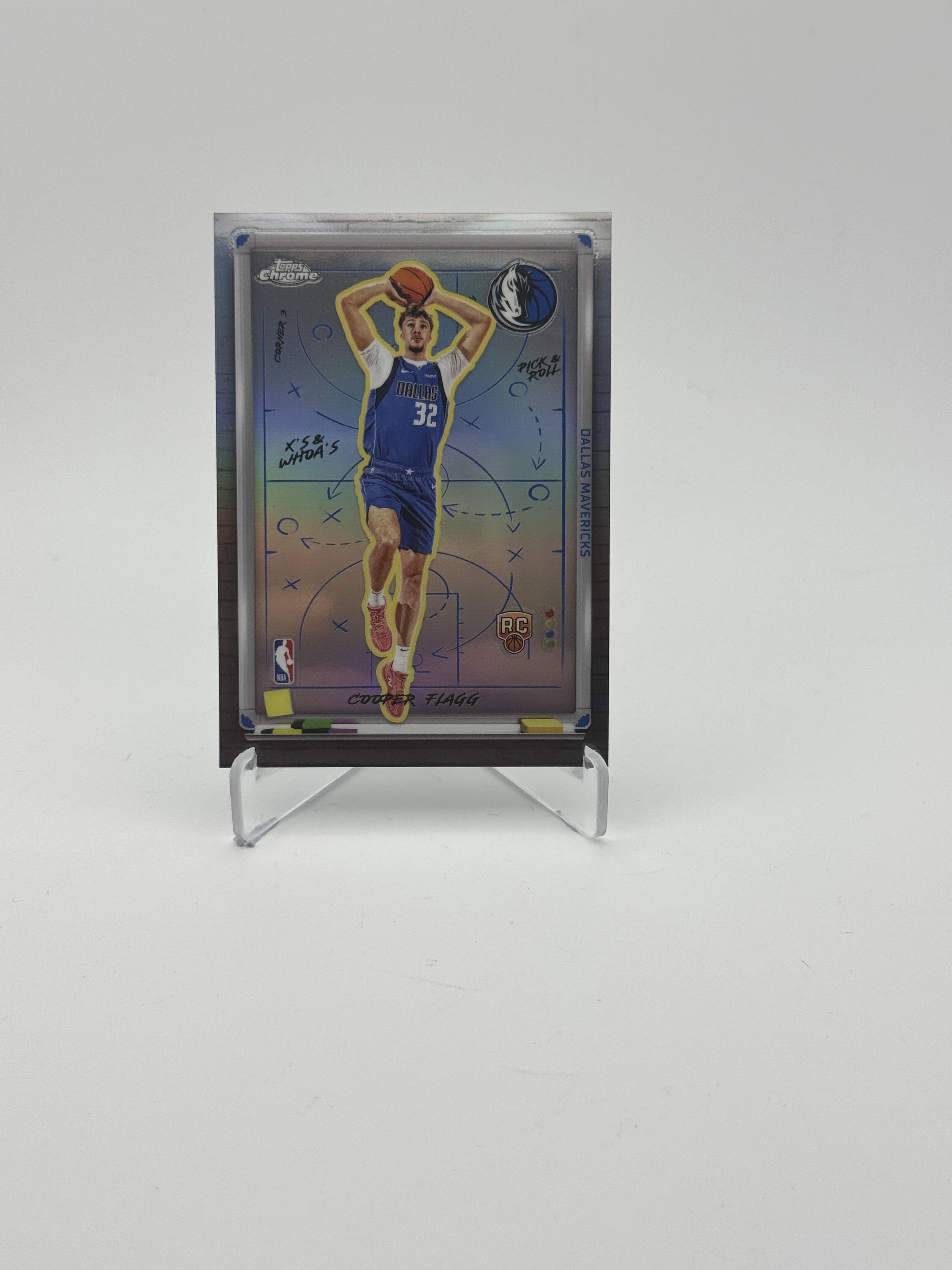 2025-26 Topps Chrome #XW-8 Cooper Flagg X's and Whoa's Refractor