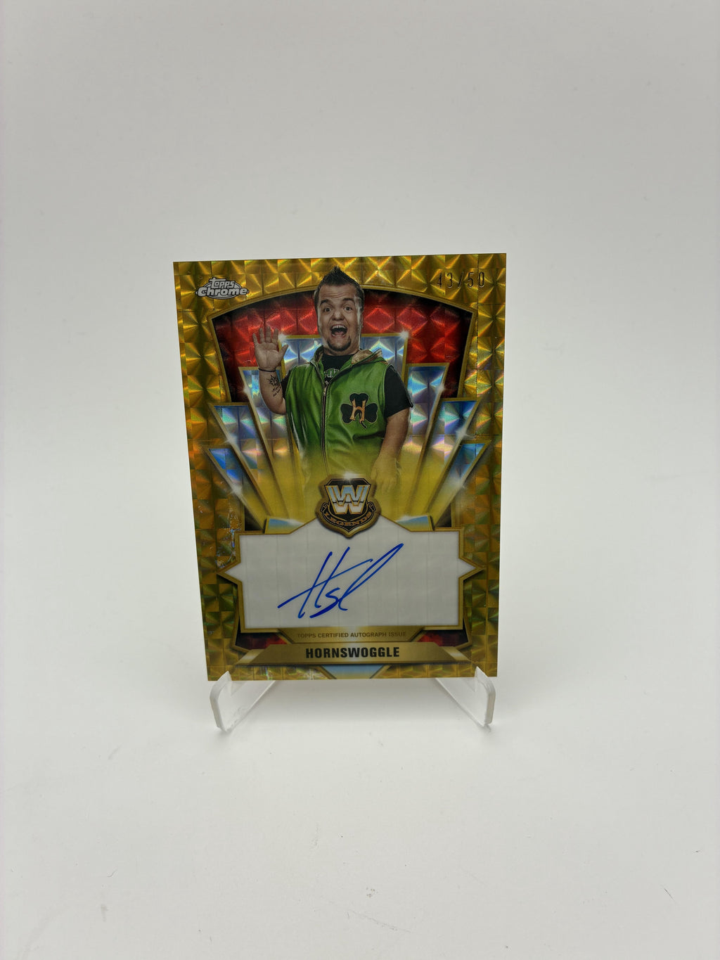 2026 Topps Chrome WWE #LCA-HW Hornswoggle Legendary Autographs Geometric #/50