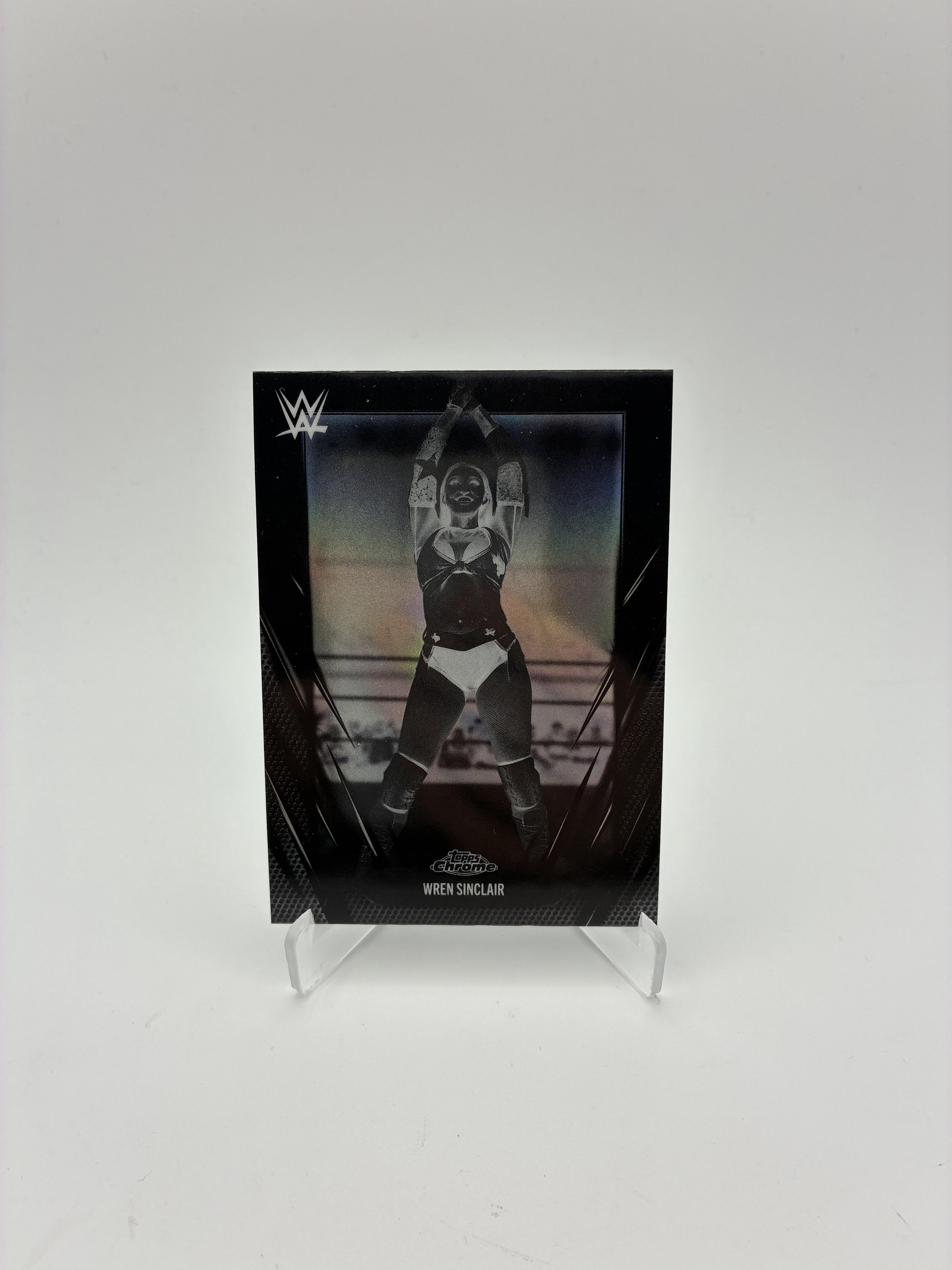 2026 Topps Chrome WWE #134 Wren Sinclair Negative Refractor