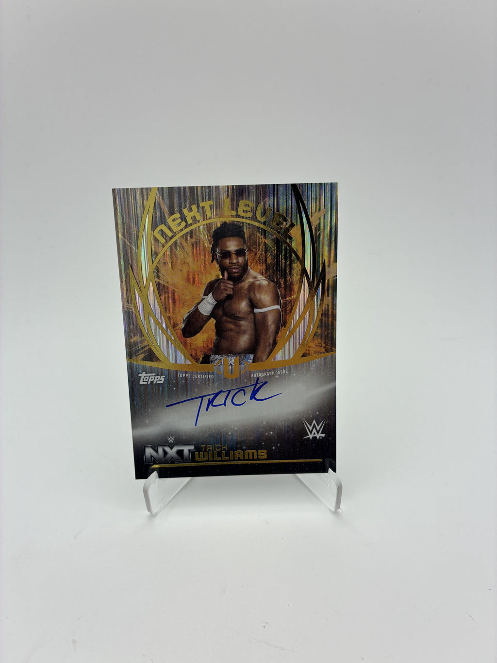 2025 Topps Universe WWE #NLA-TWI Trick Williams Next Level Autographs