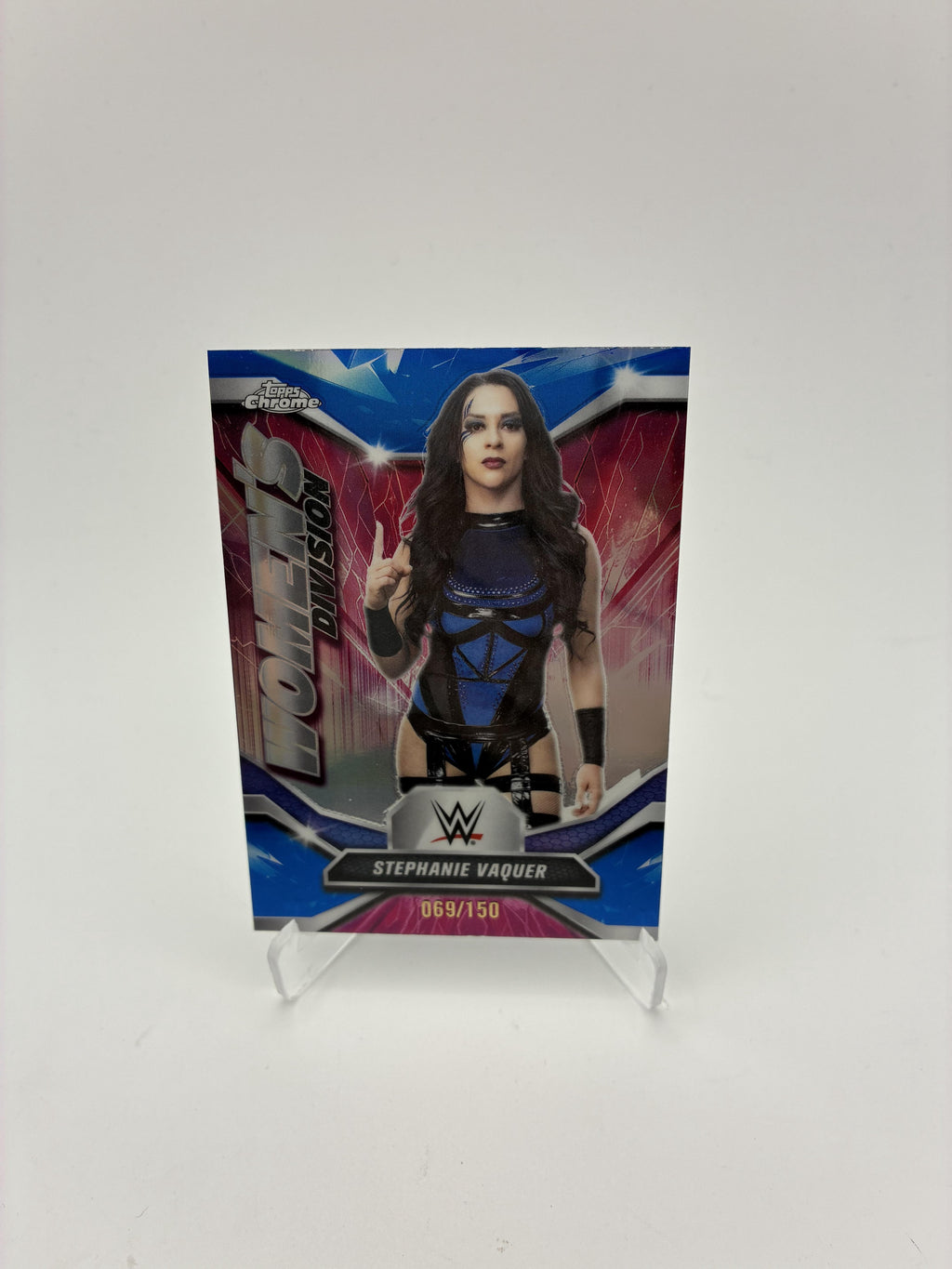 2026 Topps Chrome WWE #WDV-13 Stephanie Vaquer Women's Division Refractor #/150