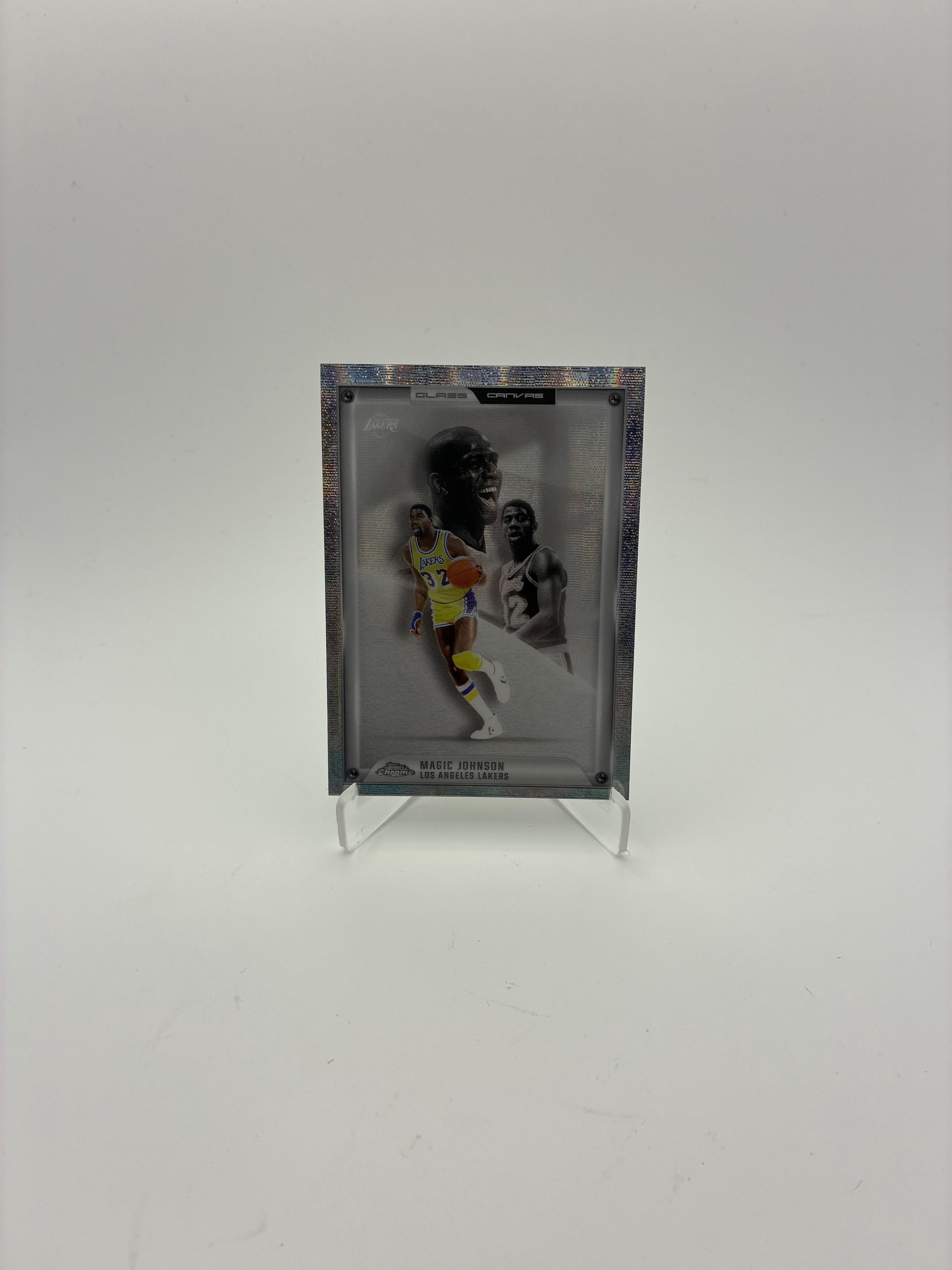 2025-26 Topps Chrome #GC-14 Magic Johnson Glass Canvas