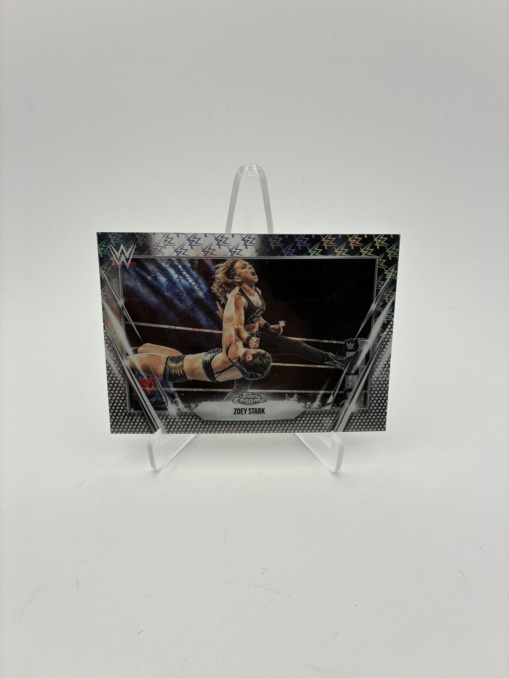2026 Topps Chrome WWE #60 Zoey Stark Logofractor