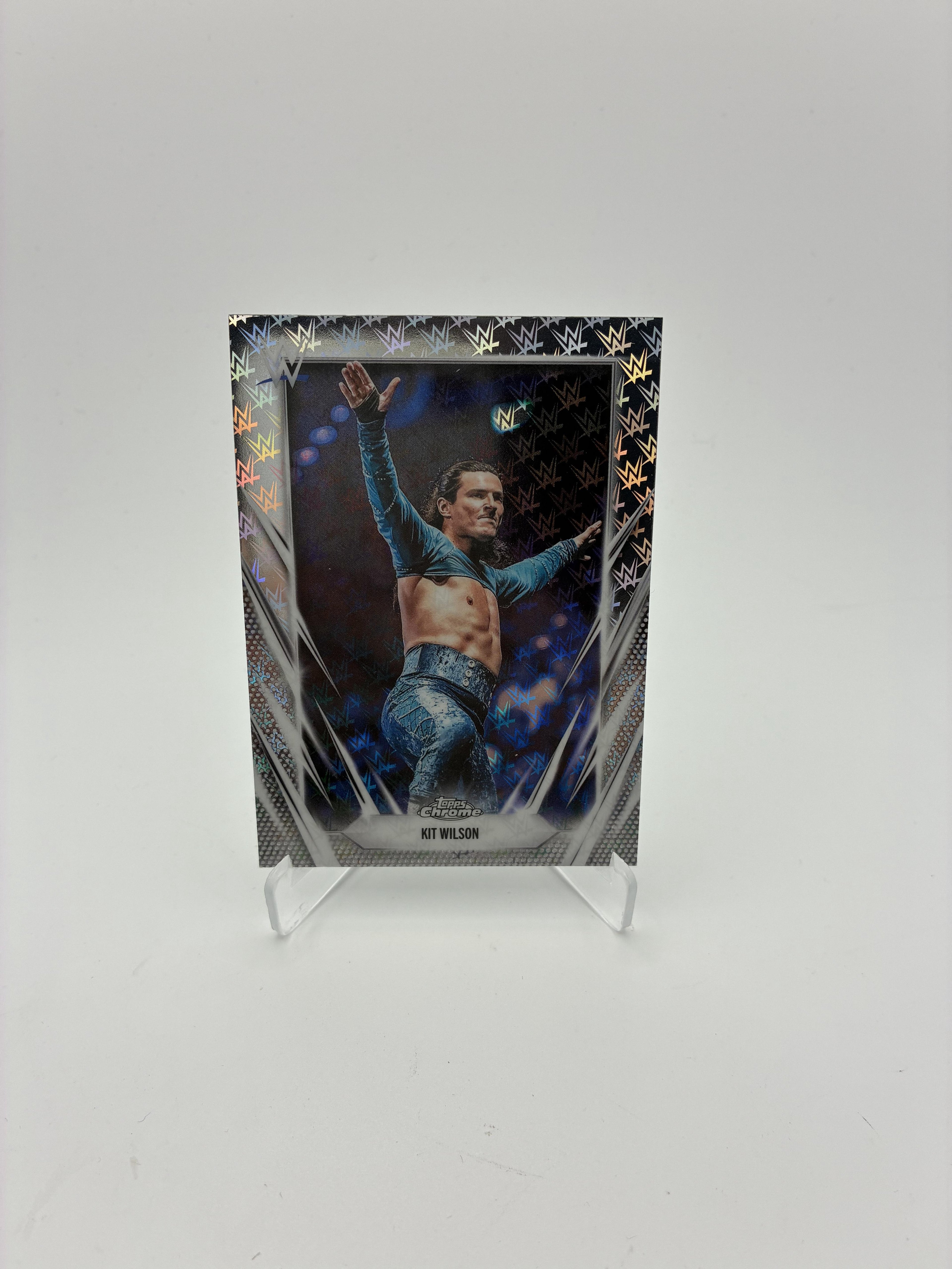 2026 Topps Chrome WWE #78 Kit Wilson Logofractor