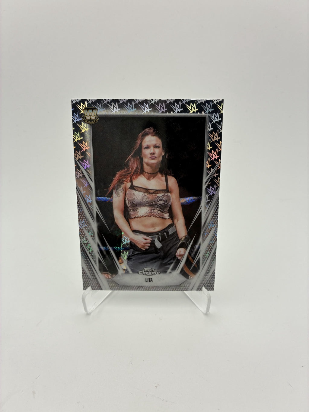 2026 Topps Chrome WWE #61 Lita Logofractor