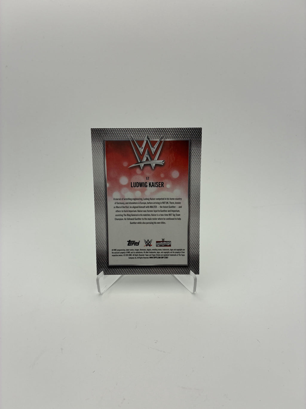 2026 Topps Chrome WWE #12 Ludwig Kaiser Logofractor