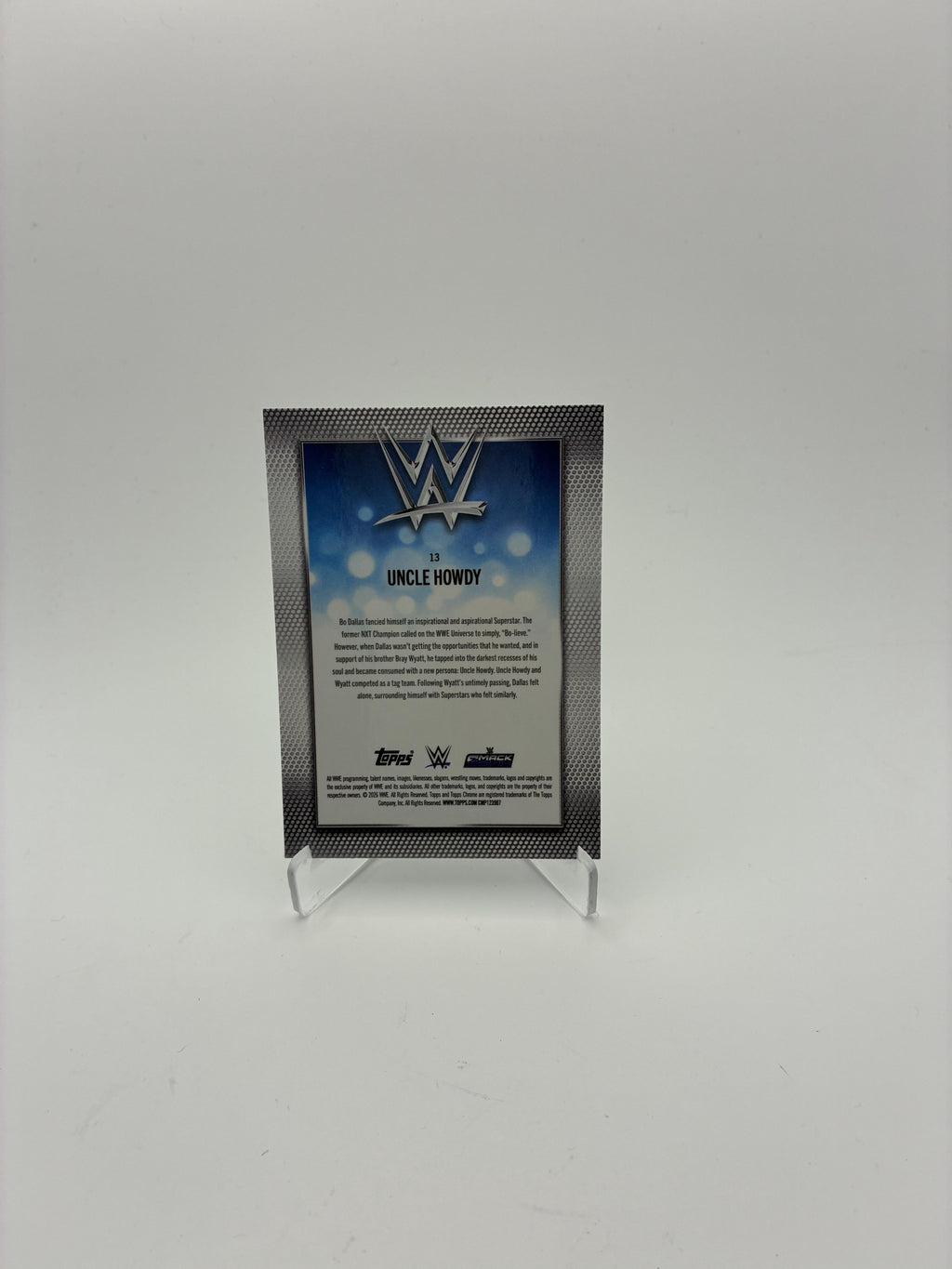 2026 Topps Chrome WWE #13 Uncle Howdy Logofractor