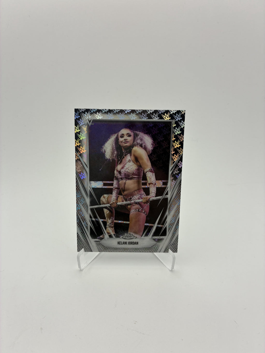 2026 Topps Chrome WWE #95 Kelani Jordan Logofractor