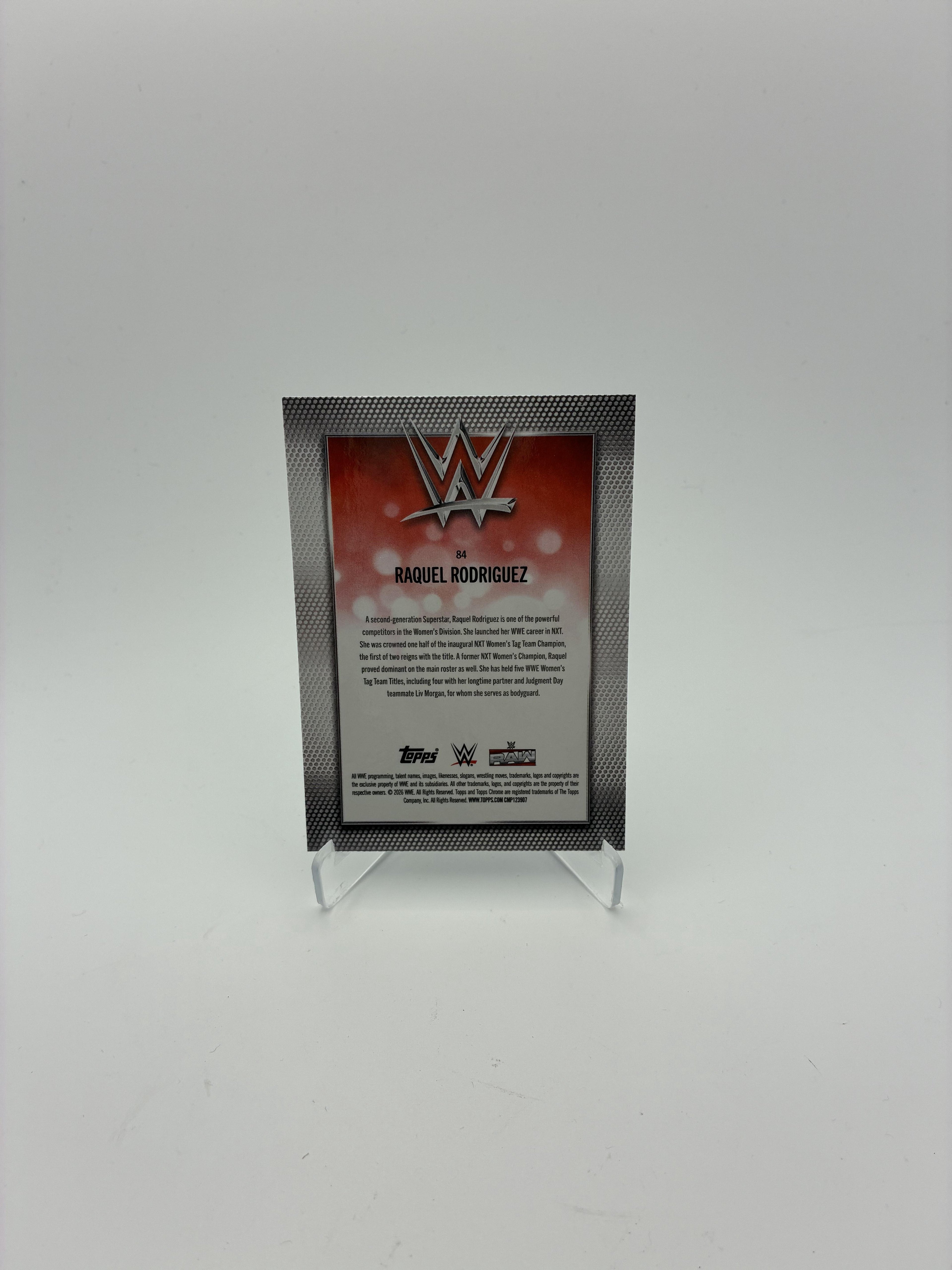 2026 Topps Chrome WWE #84 Raquel Rodriguez Logofractor