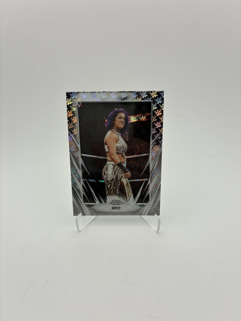 2026 Topps Chrome WWE #19 Bayley Logofractor