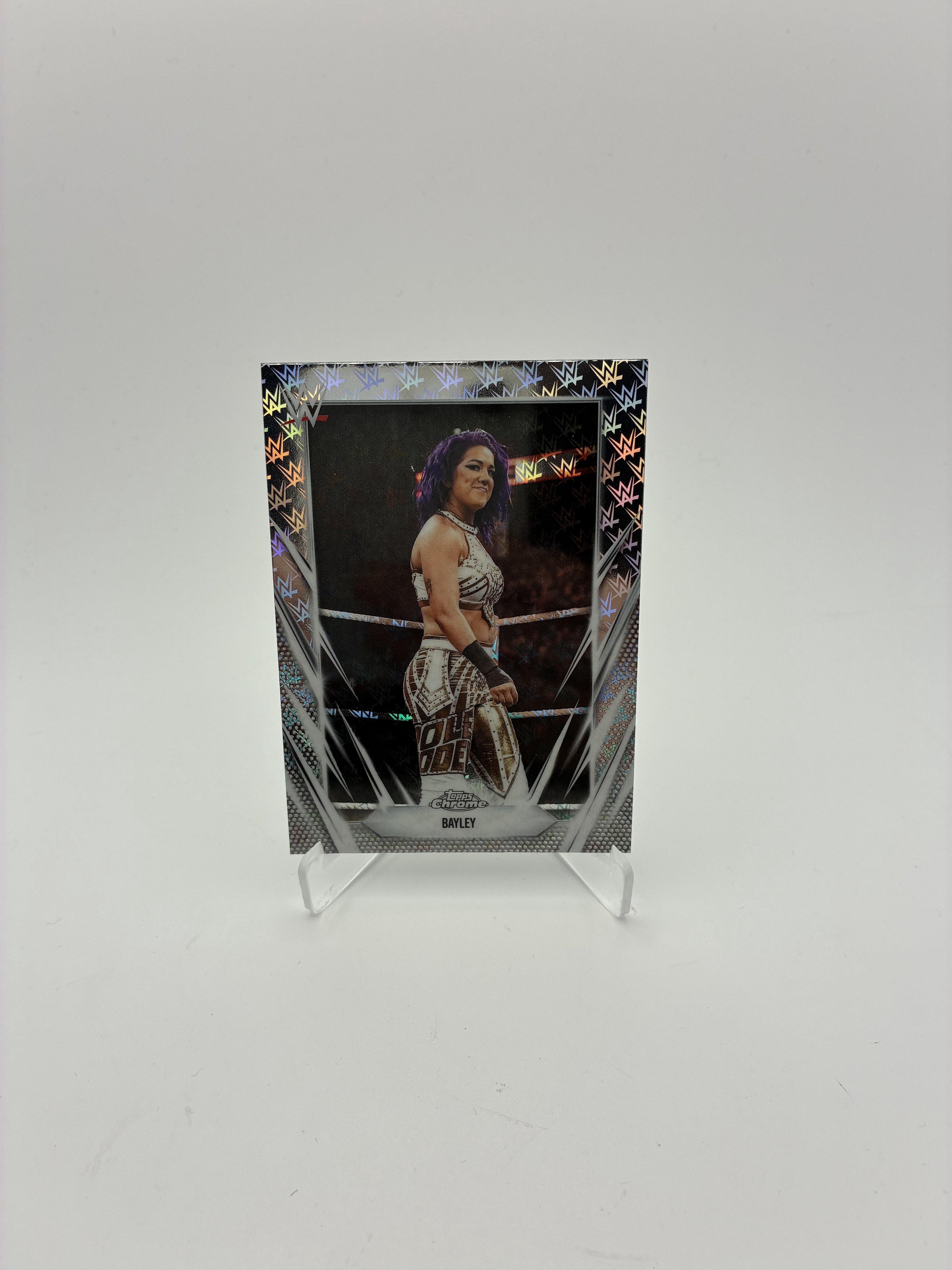 2026 Topps Chrome WWE #19 Bayley Logofractor