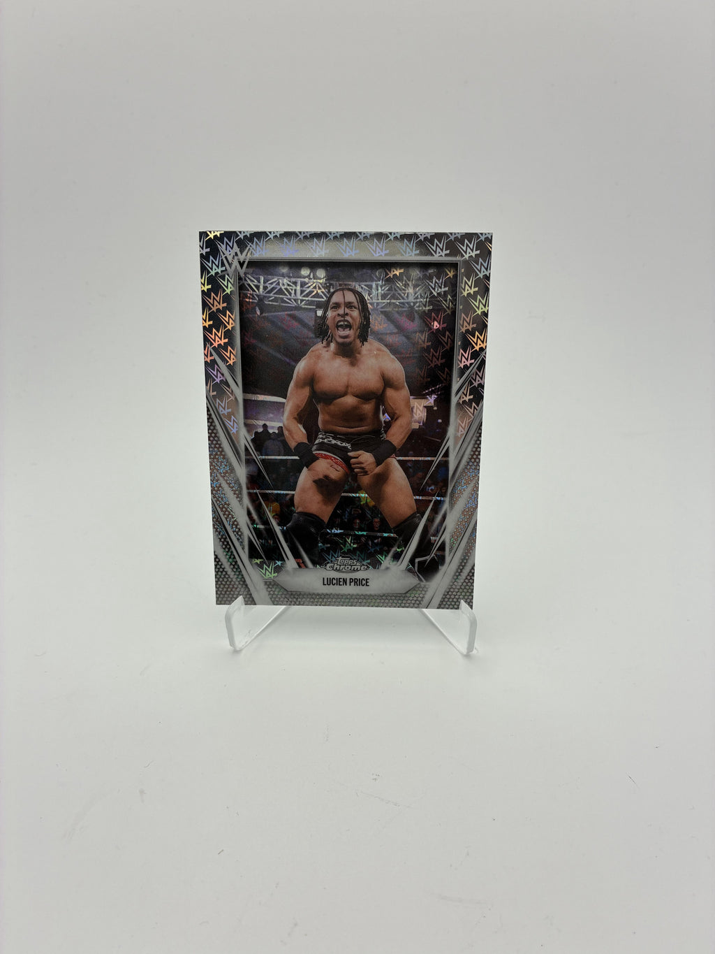 2026 Topps Chrome WWE #107 Lucien Price Logofractor