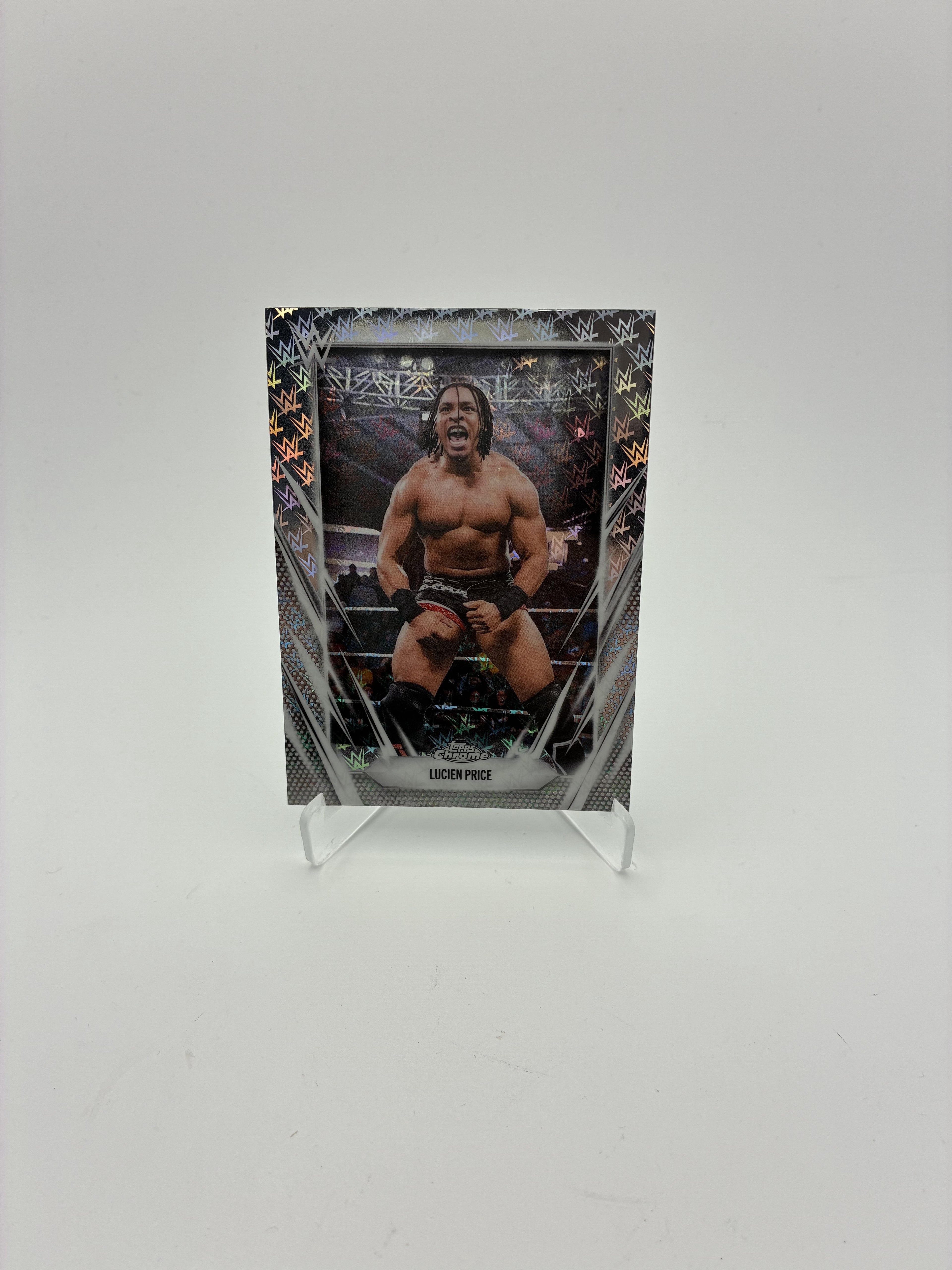 2026 Topps Chrome WWE #107 Lucien Price Logofractor